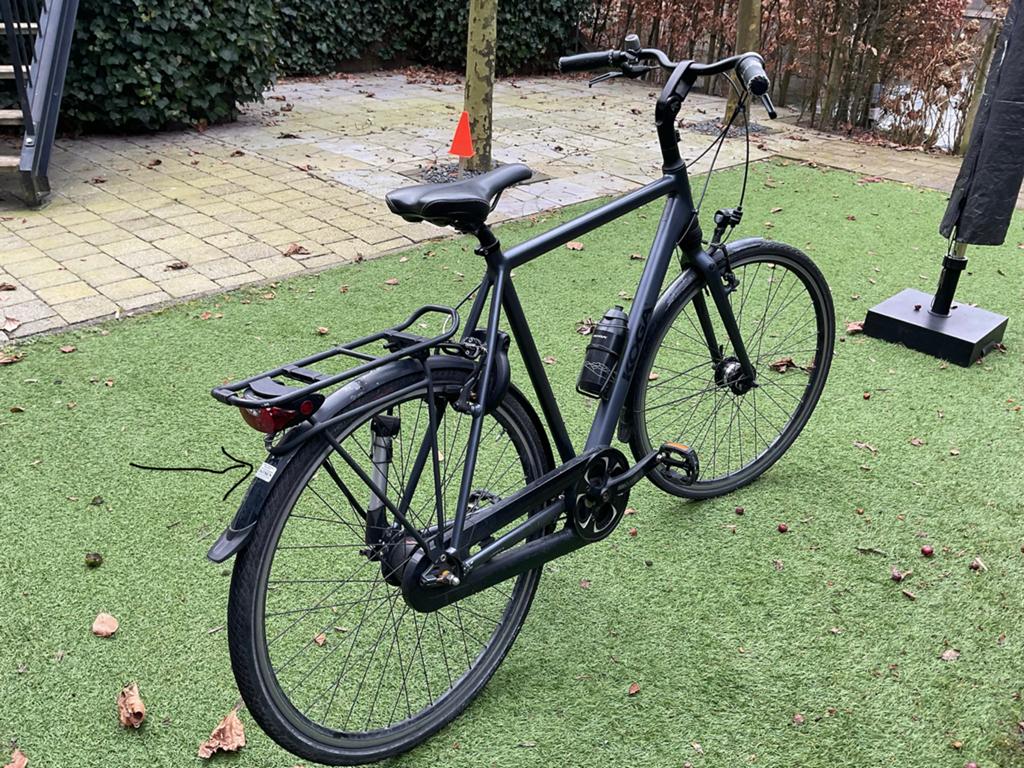 KOGA F3 herenfiets / stadsfiets matzwart, 57 tot 61 cm, Ophalen, Gebruikt, Overige merken