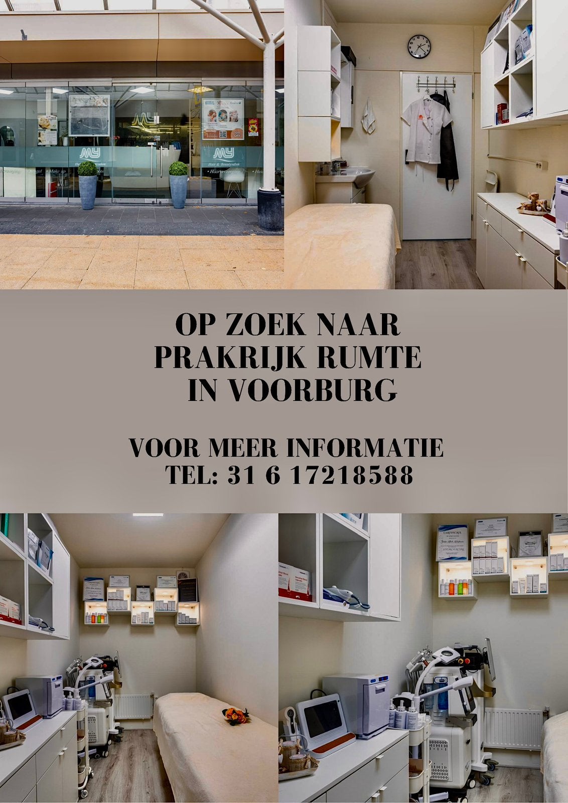 Praktijkruimte te huur schoonheidsspecialiste, Ophalen of Verzenden
