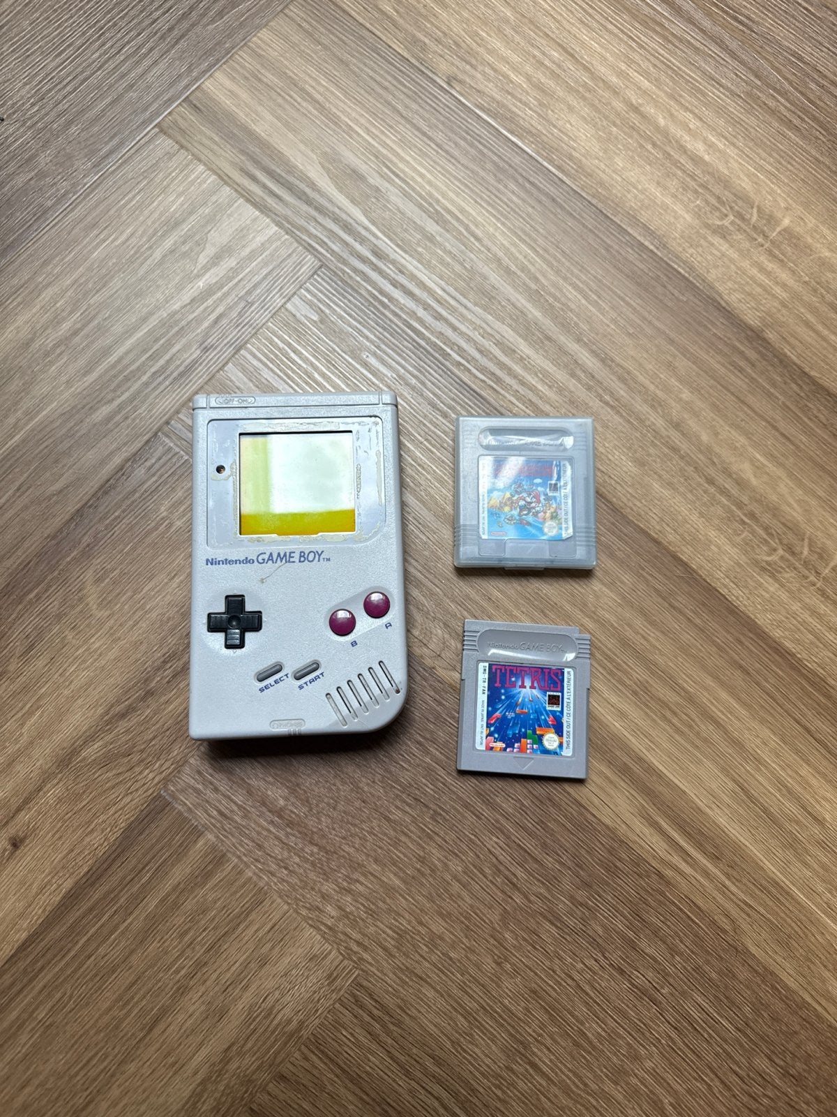 Originele Nintendo Gameboy met 2 spellen (werkend), Ophalen of Verzenden, Gebruikt, Game Boy Classic, Met games