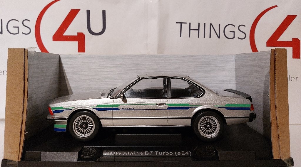 MCG 1:18 BMW Alpina B7 Turbo (E24) zilver nieuw, Hobby en Vrije tijd, Modelauto's | 1:18, Ophalen of Verzenden, Nieuw, Auto, Overige merken