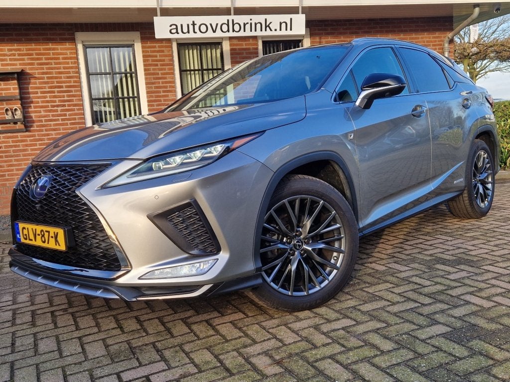 Lexus RX 450h F Sport AWD / SCHUIFDAK / LEDEREN BEKLEDING, Auto's, Euro 6, Regensensor, 2000 kg, Bedrijf