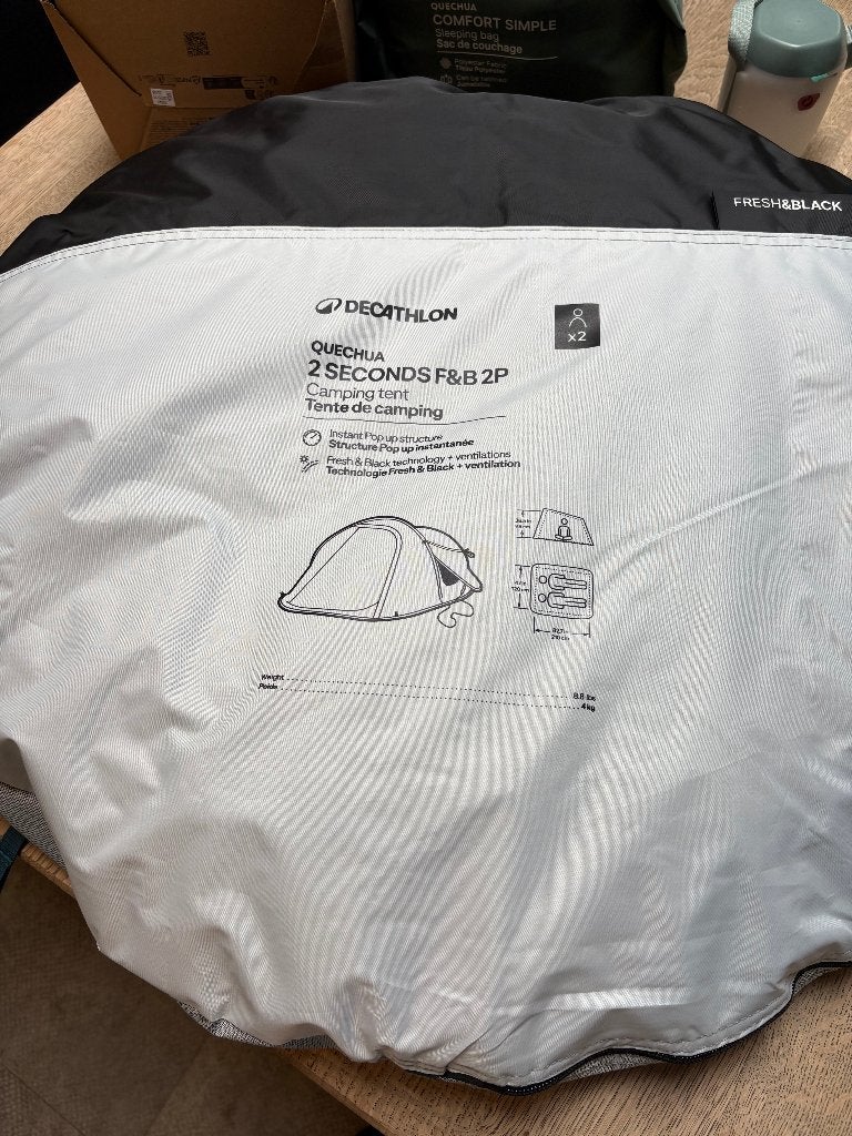 kampeerspullen tent/slaapzak/luchtbed/lamp, Ophalen, Nieuw