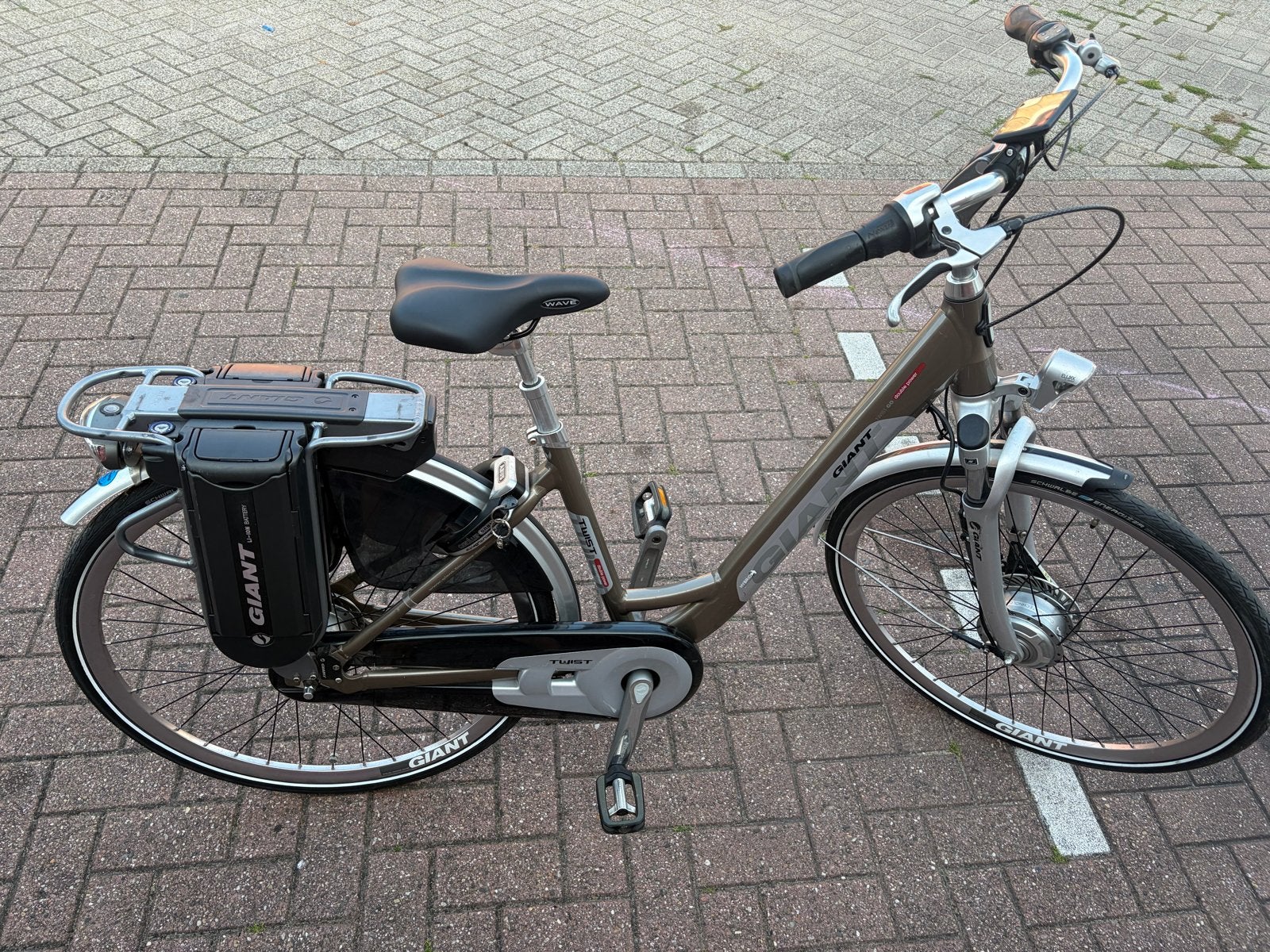 Giant Twist Go Double 51cm E-bike met dubbele accu en lader, Ophalen, Gebruikt, Giant, 51 tot 55 cm