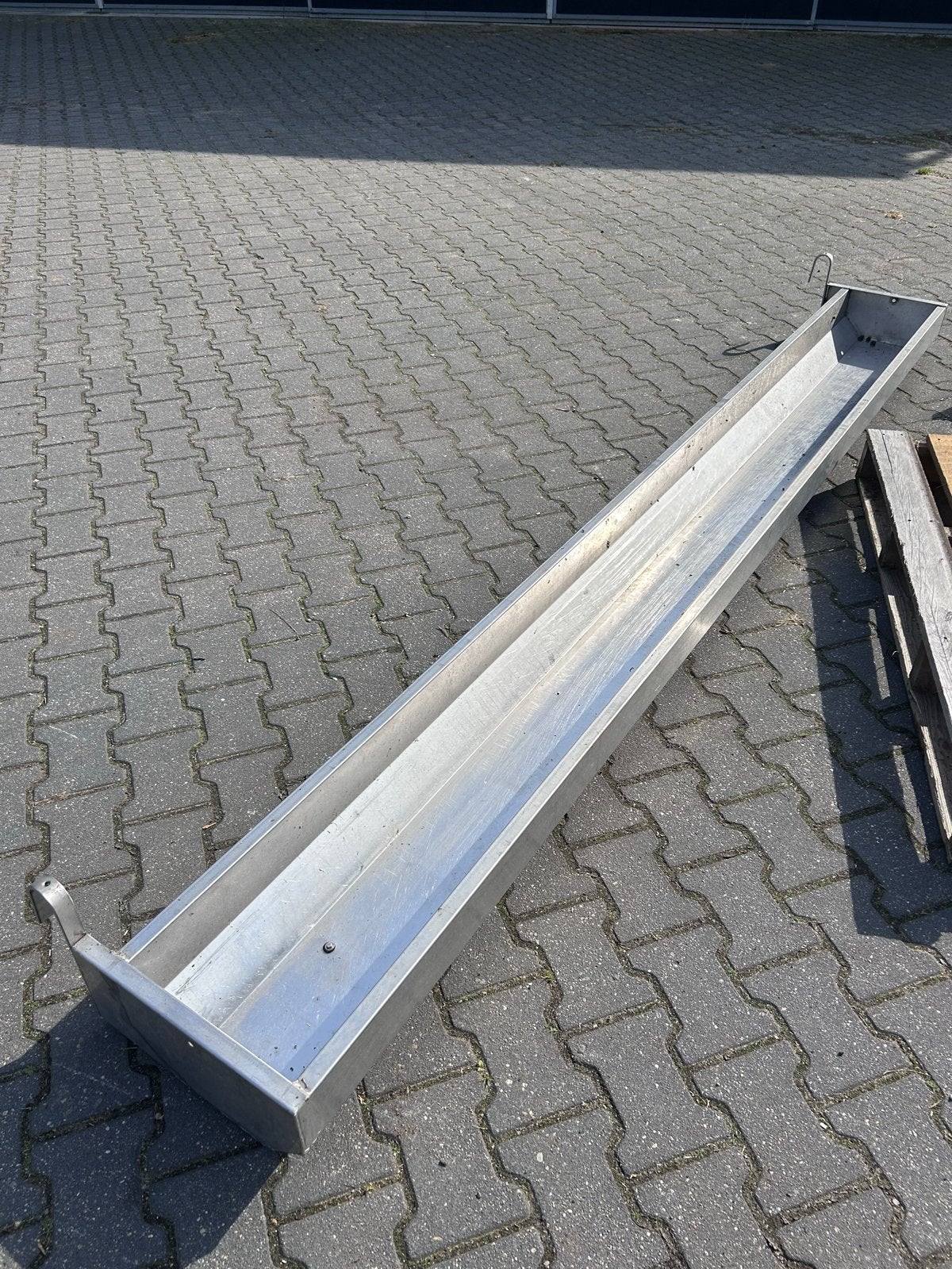 RVS water/voerbakken, Ophalen, Gebruikt