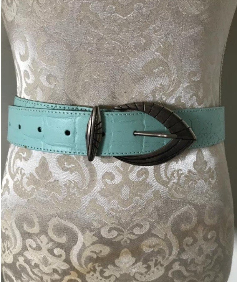Mintgroene Riem, Ophalen of Verzenden, Zo goed als nieuw, Overige kleuren, 90 tot 100 cm