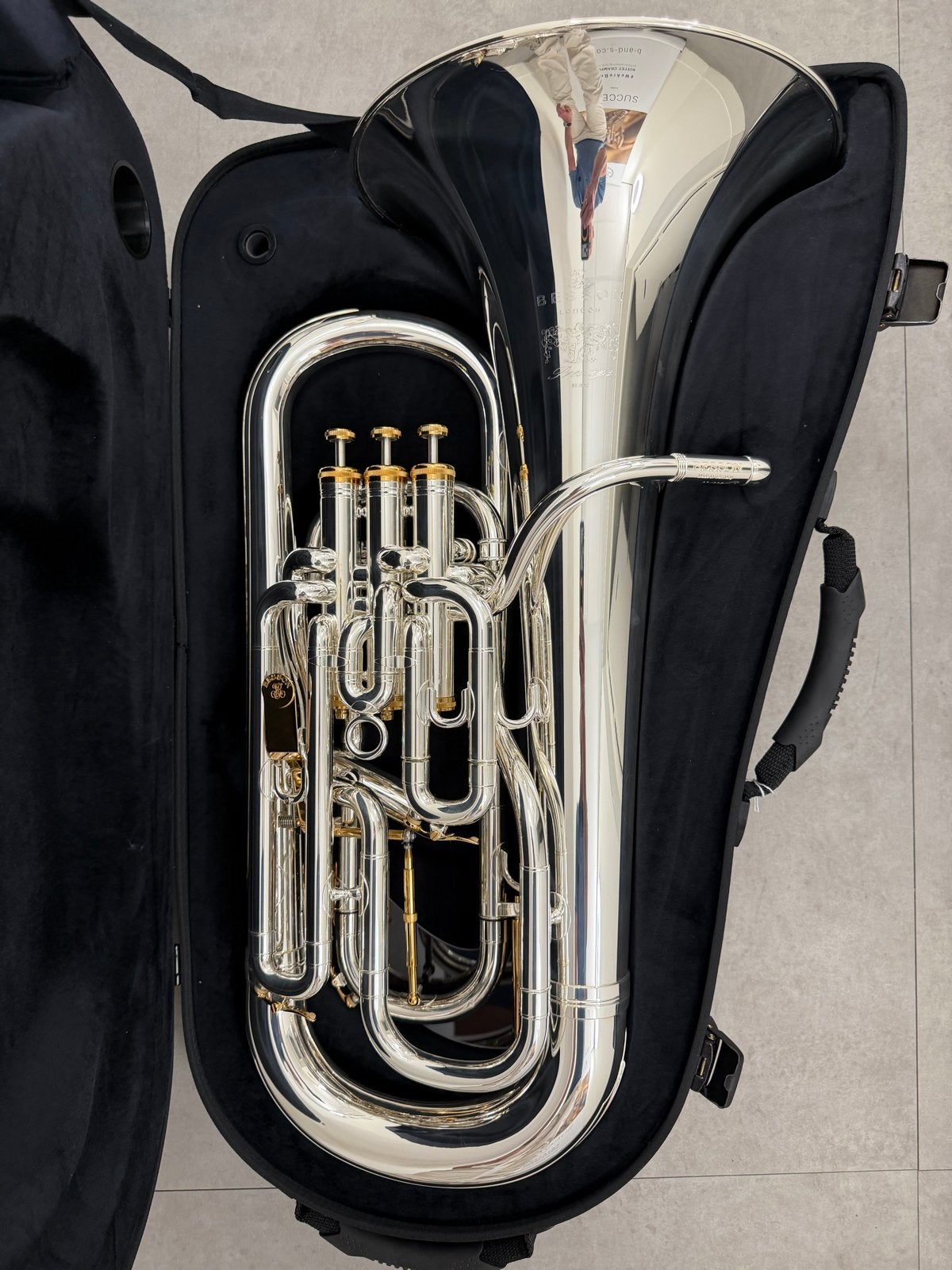 DEMO Besson Prestige Euphonium, Muziek en Instrumenten, Ophalen of Verzenden, Zo goed als nieuw, Koperblazer, Met koffer of draagtas