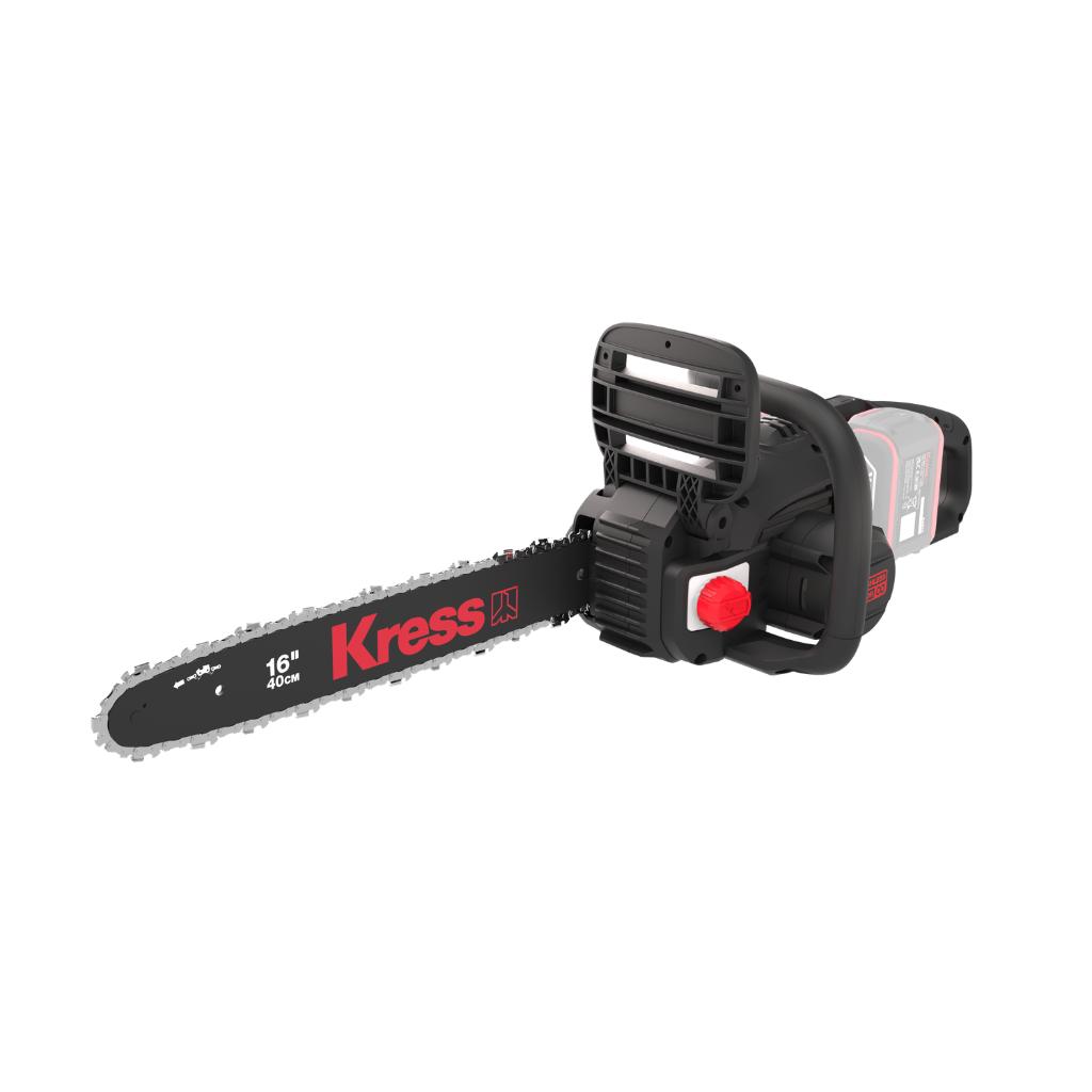 Kress 40V kettingzaag 40cm met 2 accu's en dubbele lader, Kress, Schanzenstrasse 22, Germany@positecgroup.com, Kettingzaag
