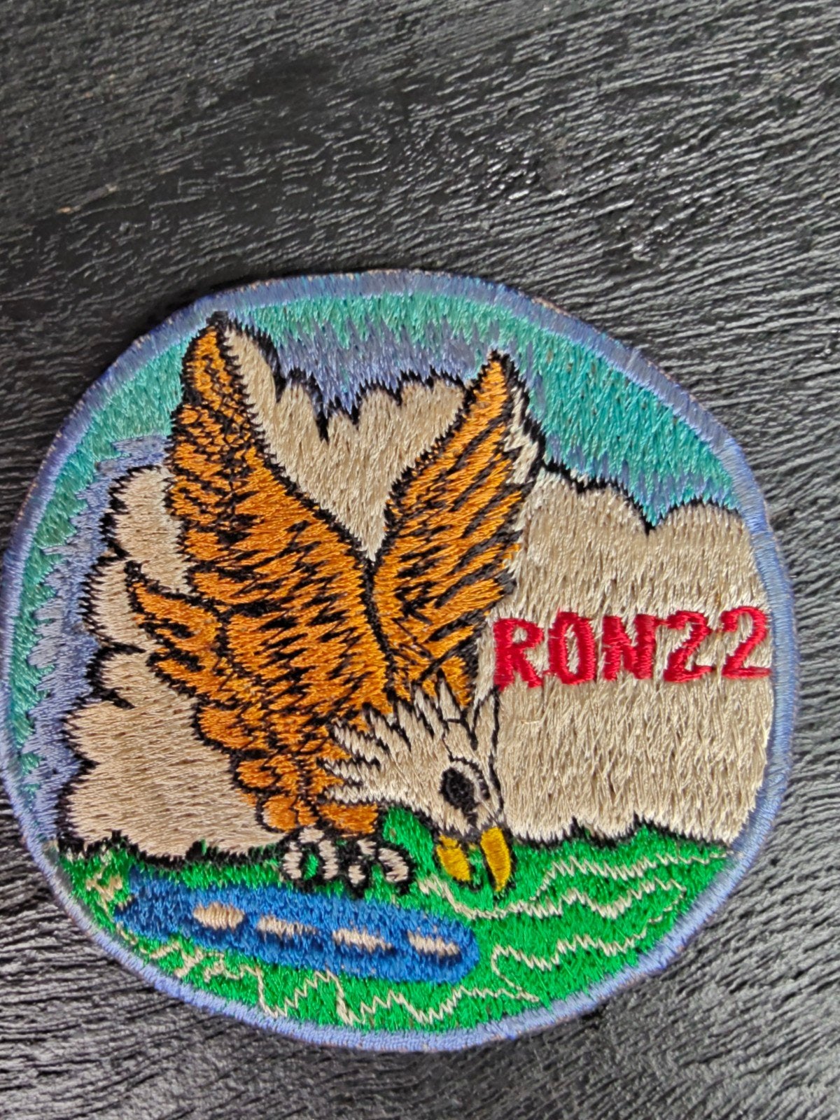 WW2 US Navy PT patch Patrol Motor Torpedo Boat Squadron Ron, Ophalen of Verzenden, Marine, Amerika, Embleem of Badge