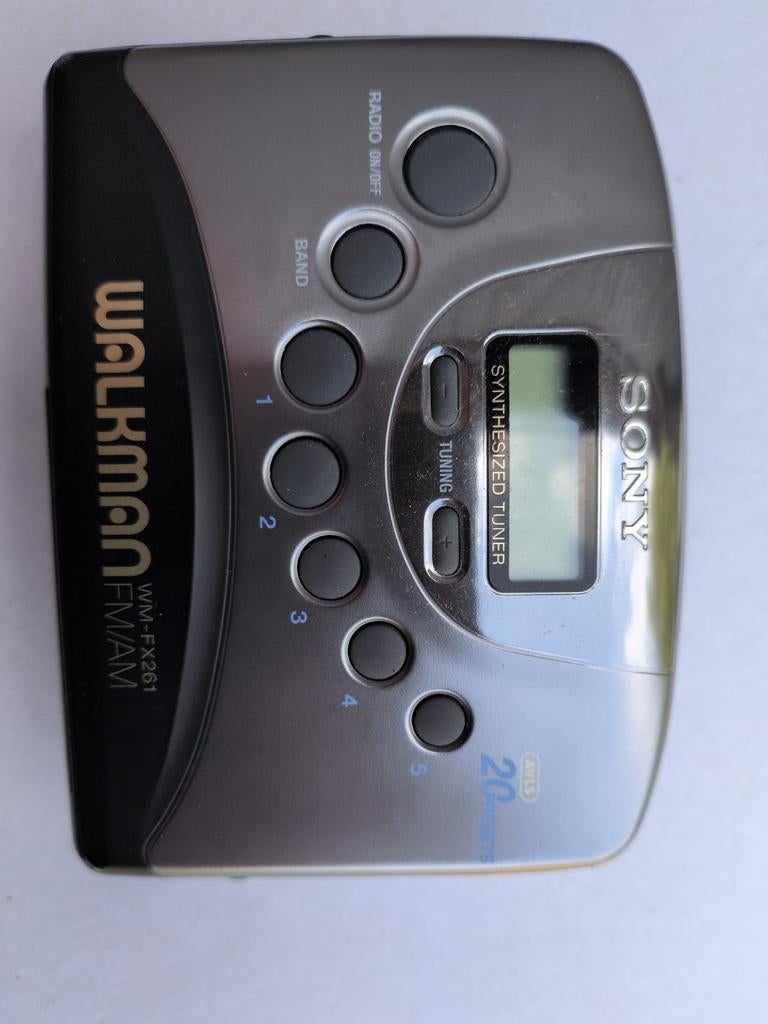 Sony WM-FX261 Walkman met hoesje - Vintage Cassettespeler, Audio, Tv en Foto, Walkmans, Discmans en Minidiscspelers, Walkman, Ophalen