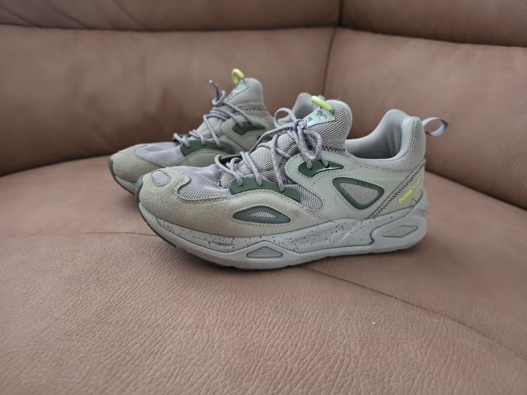 Puma TRC Blaze Elevated sneakers beige/bruin - Maat 44, Ophalen, Puma, Overige kleuren, Sneakers of Gympen