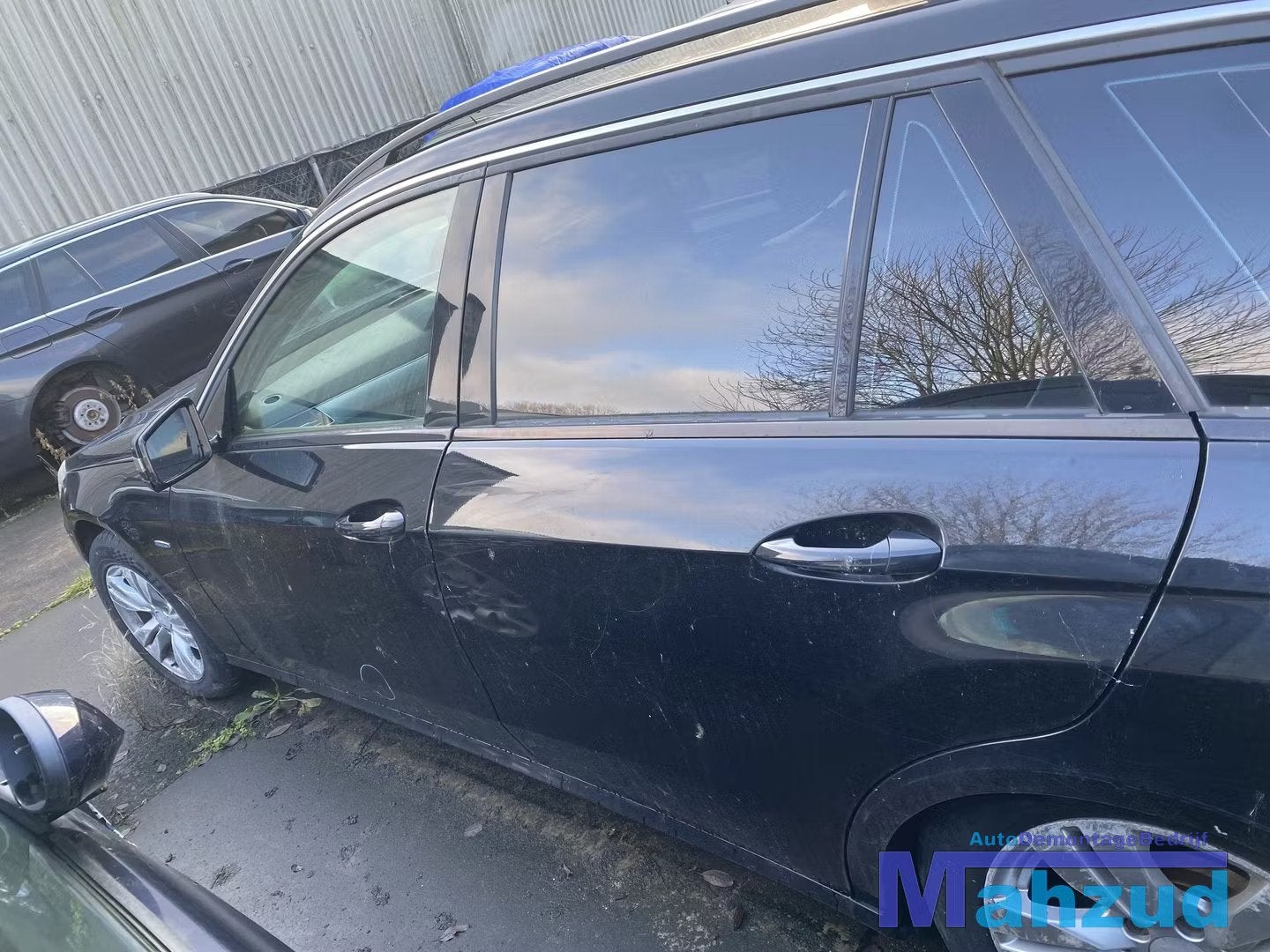 MERCEDES E-KLASSE S212 zwart 197 links achter deur 2009-2016, Gebruikt, Mercedes-Benz AG, Deur, Mercedes-Benz