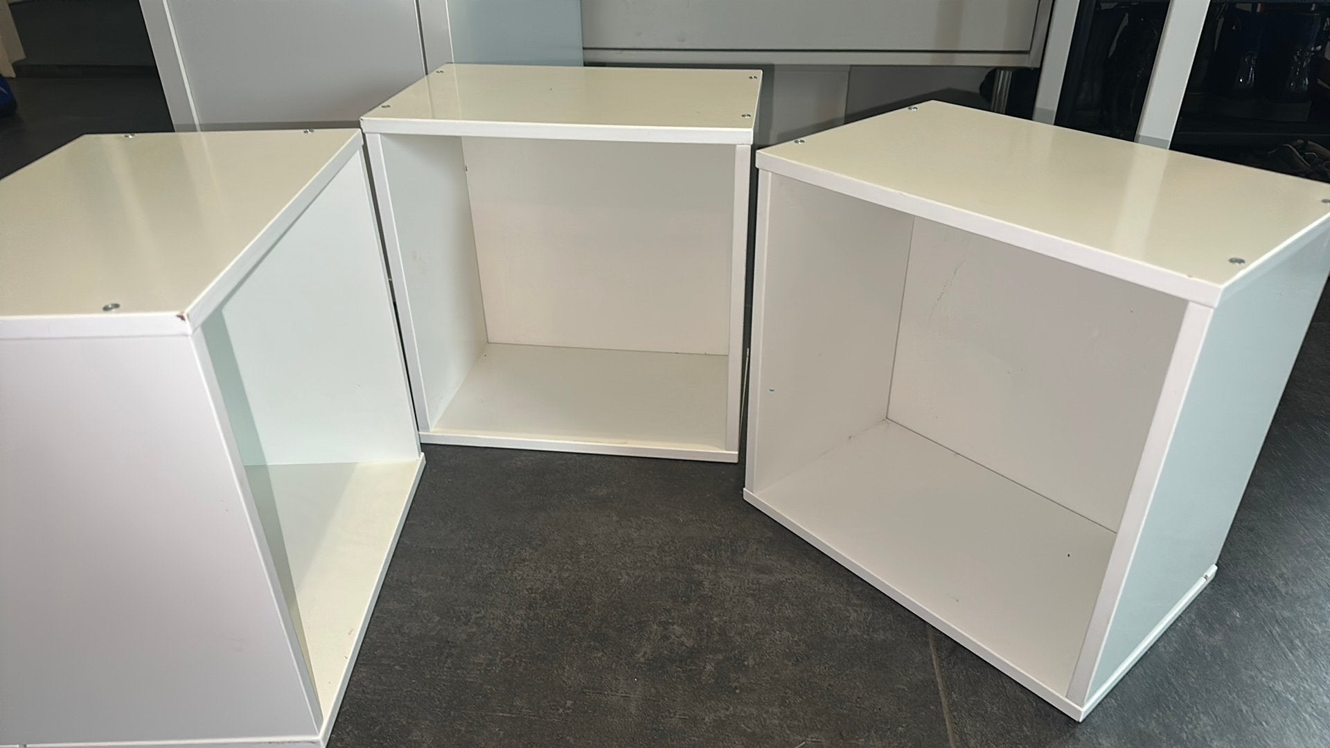 IKEA Förhöja wandkastjes/kubussen (3 stuks) – wit, Ophalen, Zo goed als nieuw