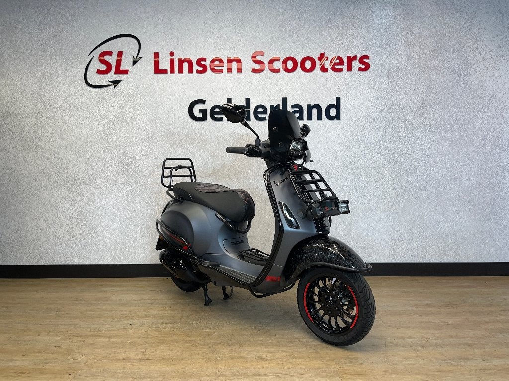 Vespa Sprint 45 km/h Mat Grijs 2020, Ophalen, Overige modellen, Maximaal 45 km/u, Zo goed als nieuw