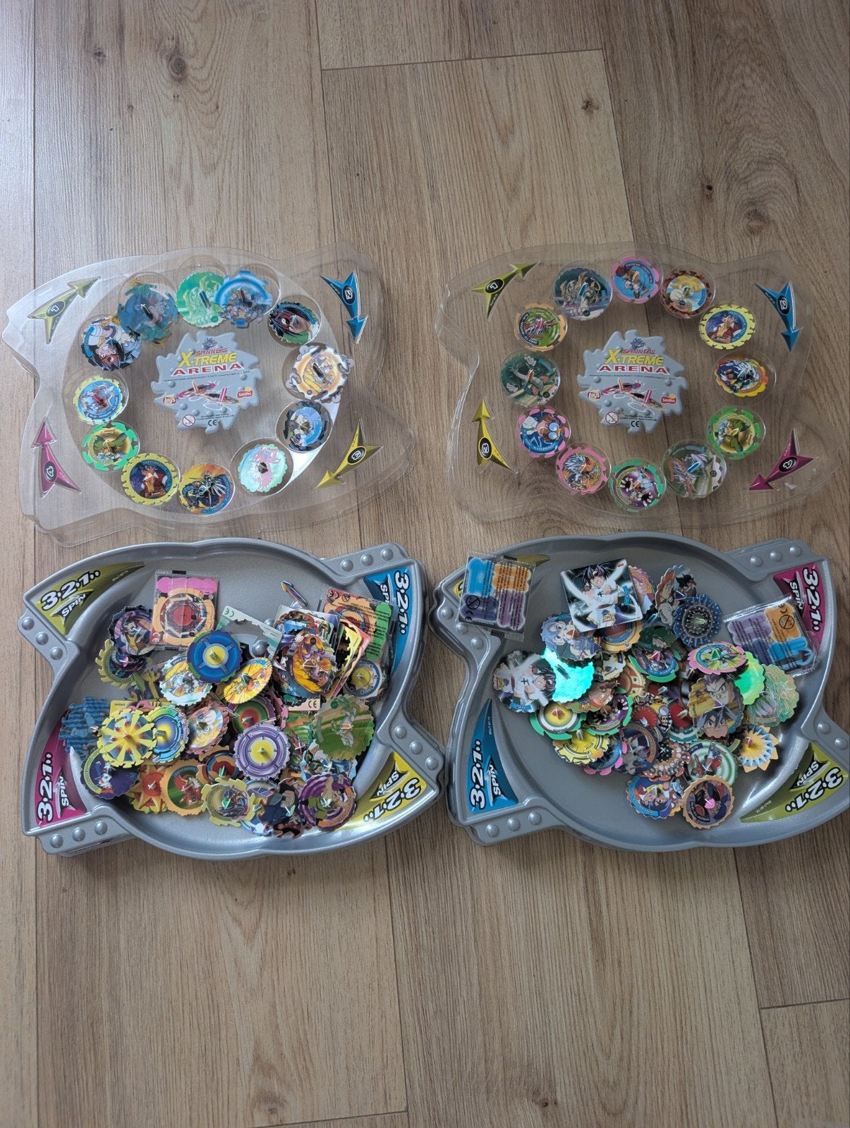 Grote collectie beyblade Spinners X-Treme Arena, Ophalen of Verzenden, Gebruikt