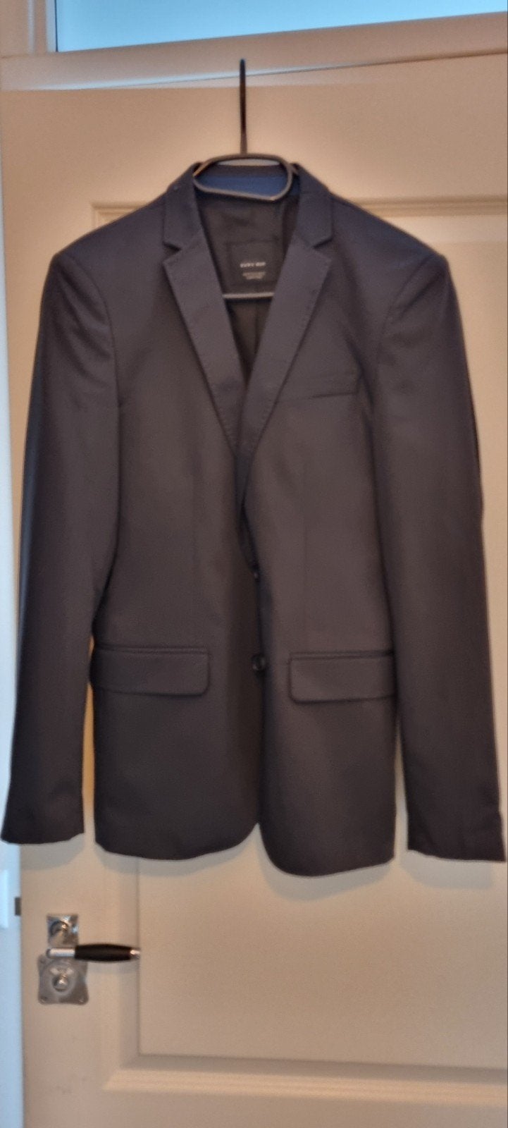 Zara Man Basic Blazer - Maat 46 (S), Kleding | Heren, Ophalen of Verzenden, Zo goed als nieuw, Maat 46 (S) of kleiner, Blauw