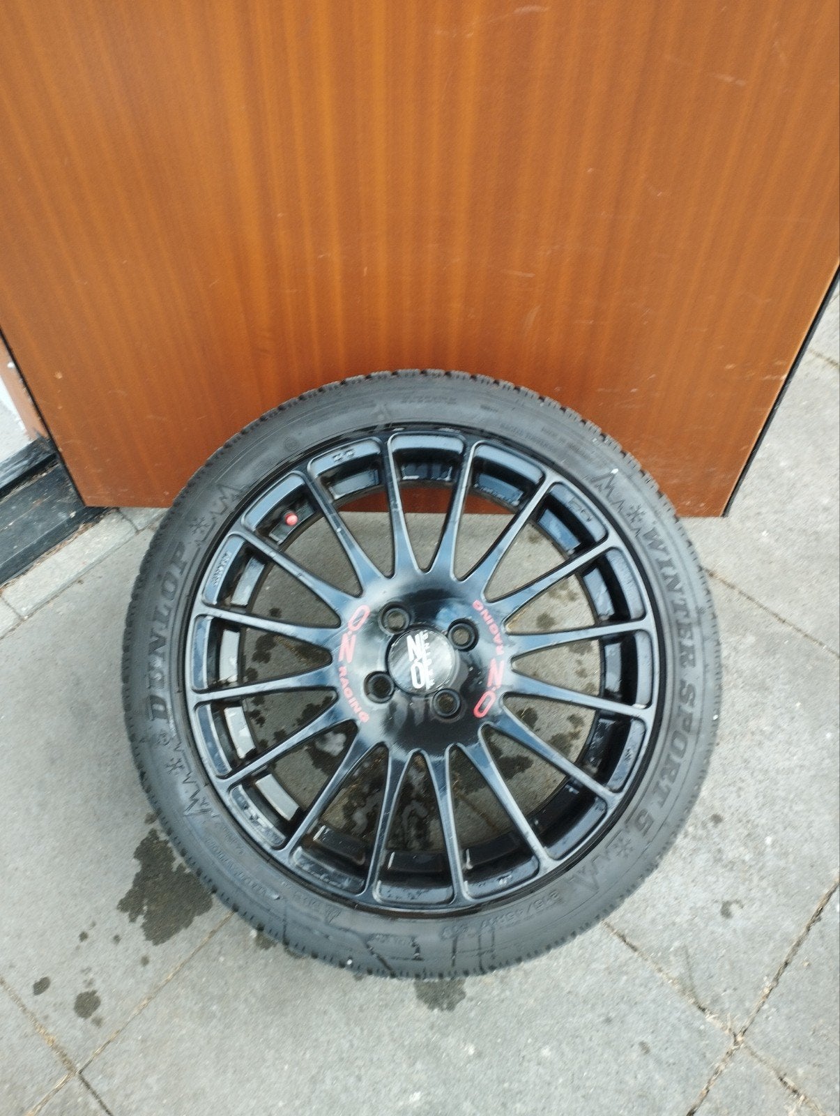Originele 17" OZ Racing Superturismo GT (4x98) + Dunlop Wint, 215 mm, Banden en Velgen, 17 inch, Winterbanden