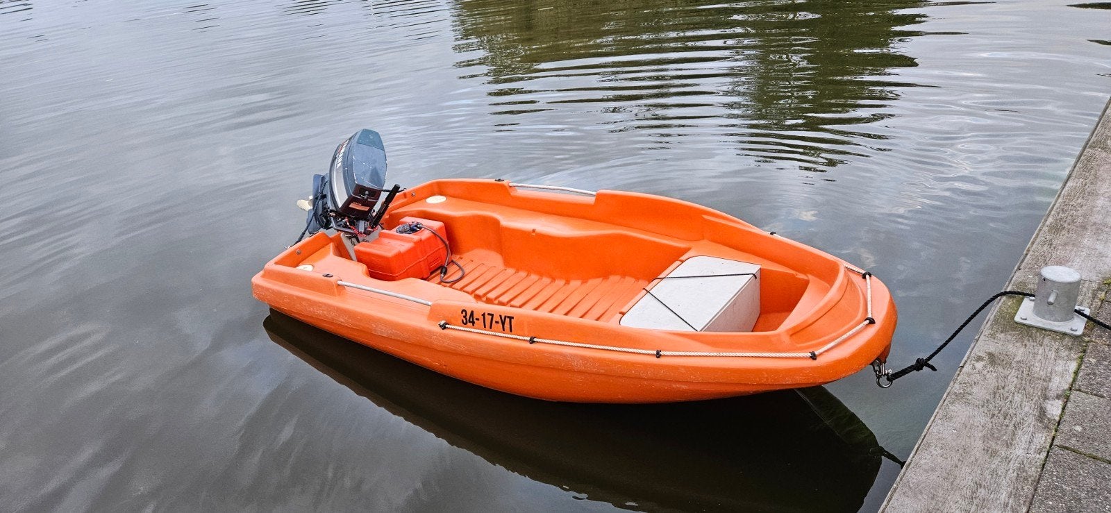 Jeanneau New Matic 360 met Yamaha 30pk autolube, Gebruikt, Buitenboordmotor, Overige typen, 30 pk