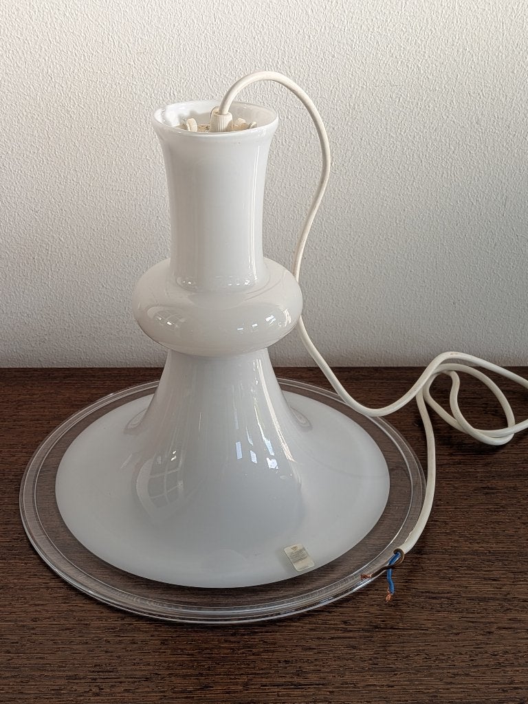 Vintage Holmegaard Étude Michael Bang Royal Copenhagen lamp, Ophalen of Verzenden, Glas, E27 (groot)