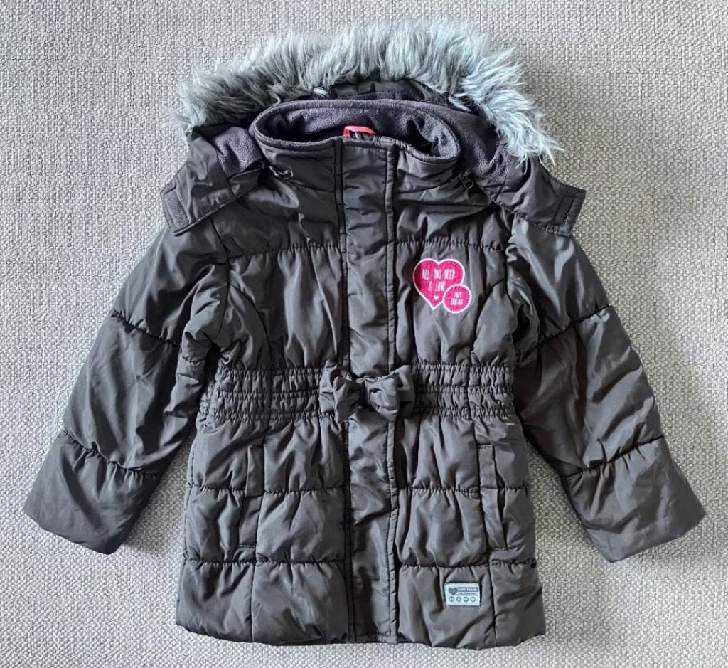 Tom Tailor winter jas meisjes 104 / 110, Tom Tailor, Meisje, Ophalen of Verzenden, Zo goed als nieuw