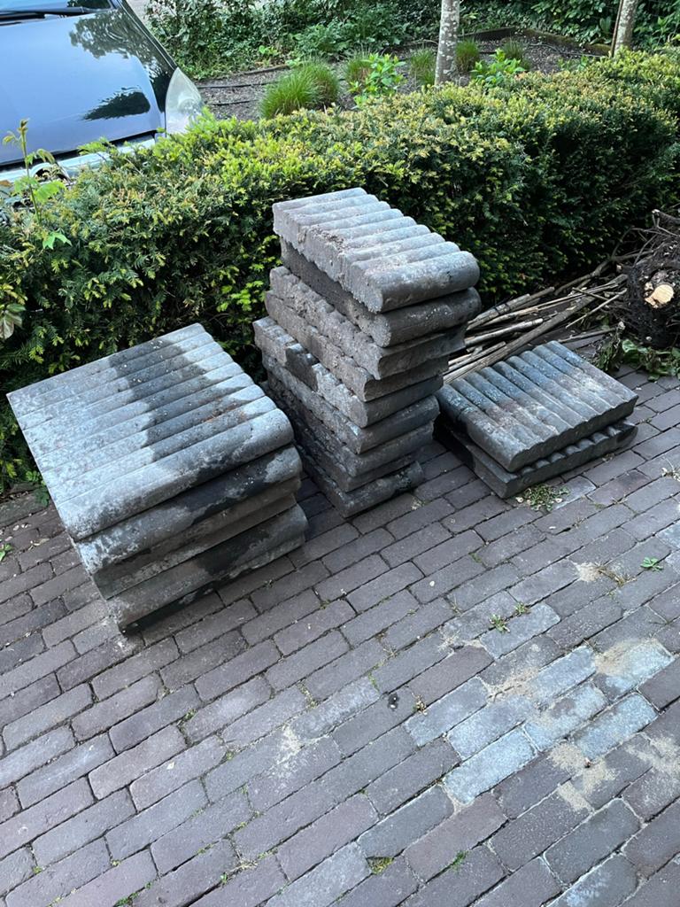 Palissaden (opsluitband) div hoogte., Ophalen, Gebruikt, Overige typen, Minder dan 5 m²