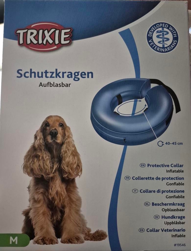Trixie Beschermkraag blauw 40-45 cm, Ophalen