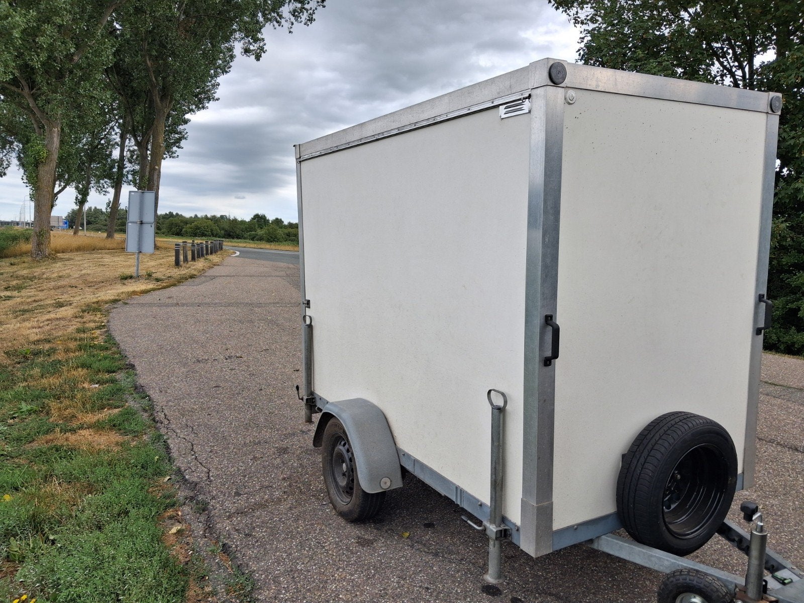 Gesloten aanhangwagen 1.80, Ophalen, Gebruikt