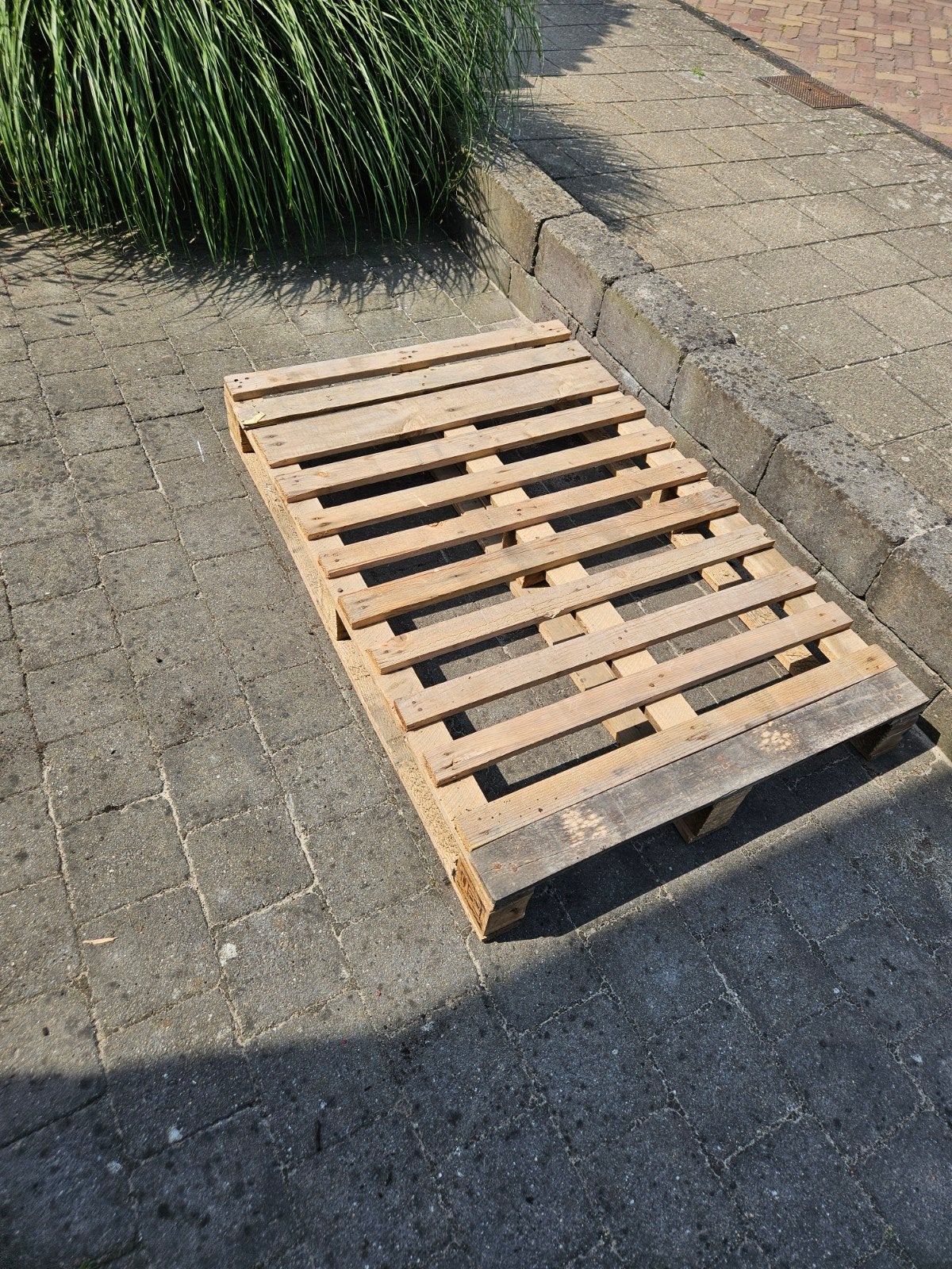 Houten Pallet, Doe-het-zelf en Verbouw, Hout en Planken, Ophalen, Vuren, Minder dan 200 cm, Pallet