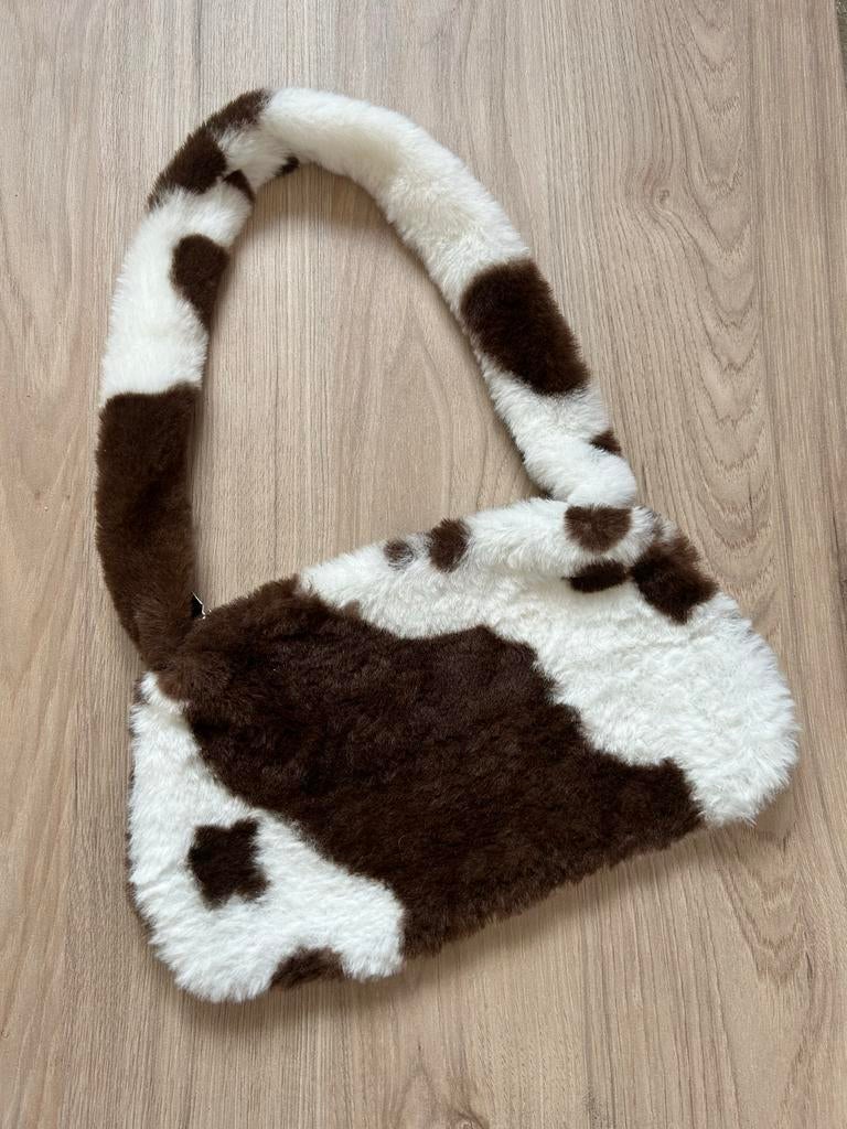 Nieuw Koeienprint Tasje - Trendy Schoudertas, Ophalen of Verzenden, Nieuw, Bruin, Schoudertasje