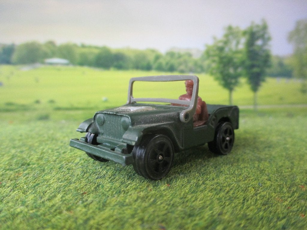 1:64 Jeep M38 A1 - Corgi Juniors U.S.Army Near Mint, Ophalen of Verzenden, Zo goed als nieuw, Auto