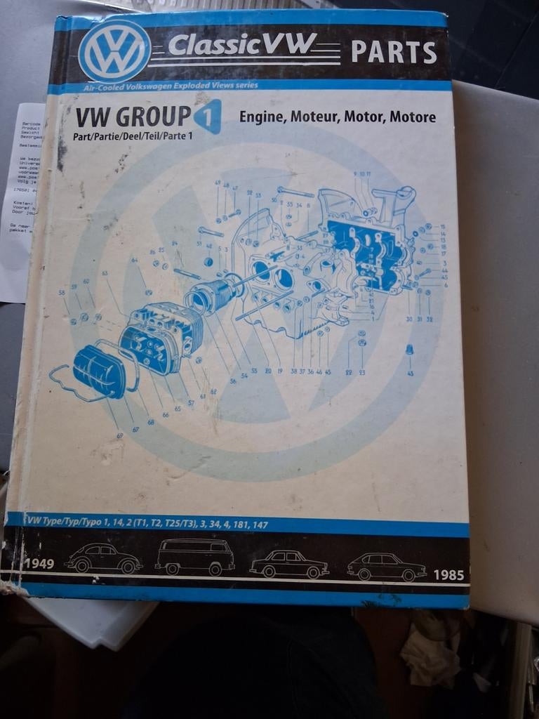 Classic Vw parts groep 1motoren, Ophalen of Verzenden