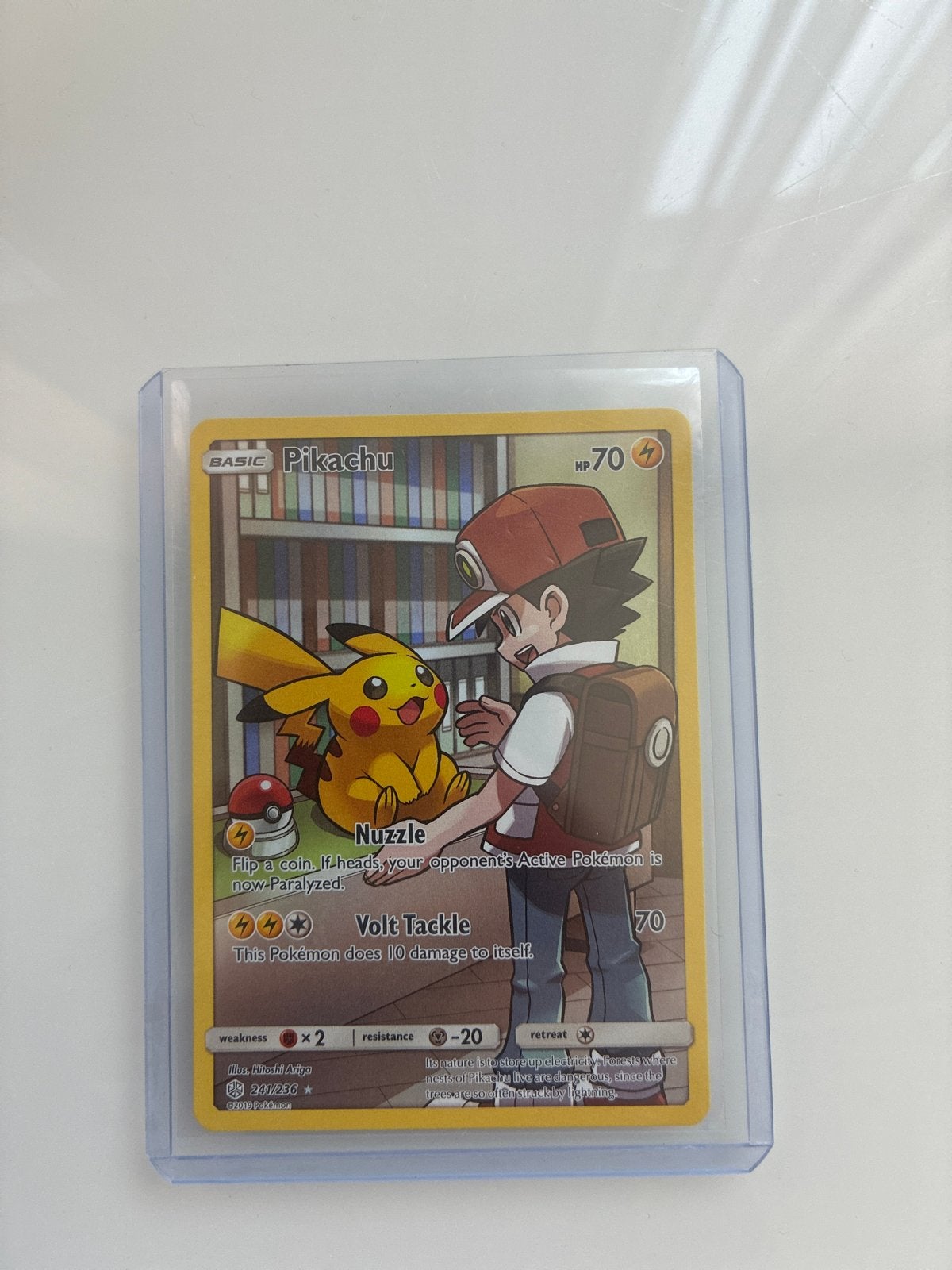 Pikachu & Red Pokemon Kaart - Celebrations 25th Anniversary, Ophalen, Zo goed als nieuw, Losse kaart