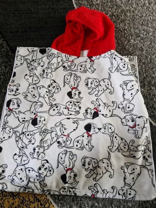 Badcape 101 dalmatiers h, Zeeman, Jongen of Meisje, One size, Onbekend