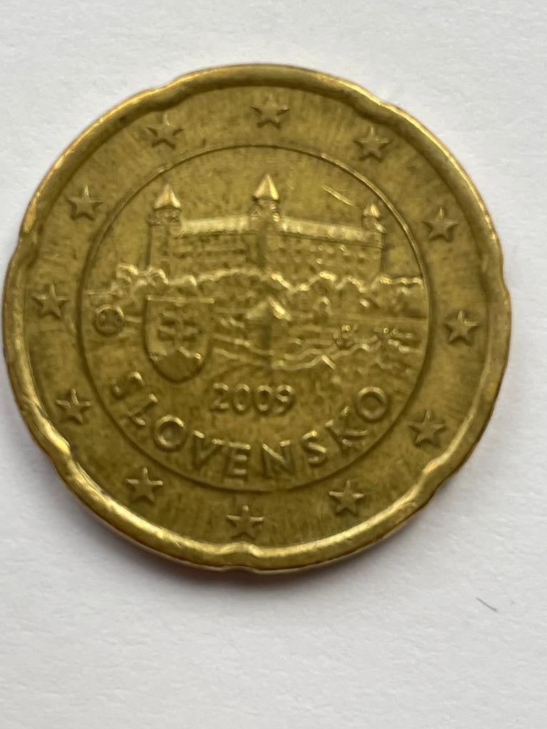 Slowakije Euro 20 cent van 2009, Postzegels en Munten, Munten | Europa | Euromunten, Ophalen of Verzenden, Slowakije, 20 cent