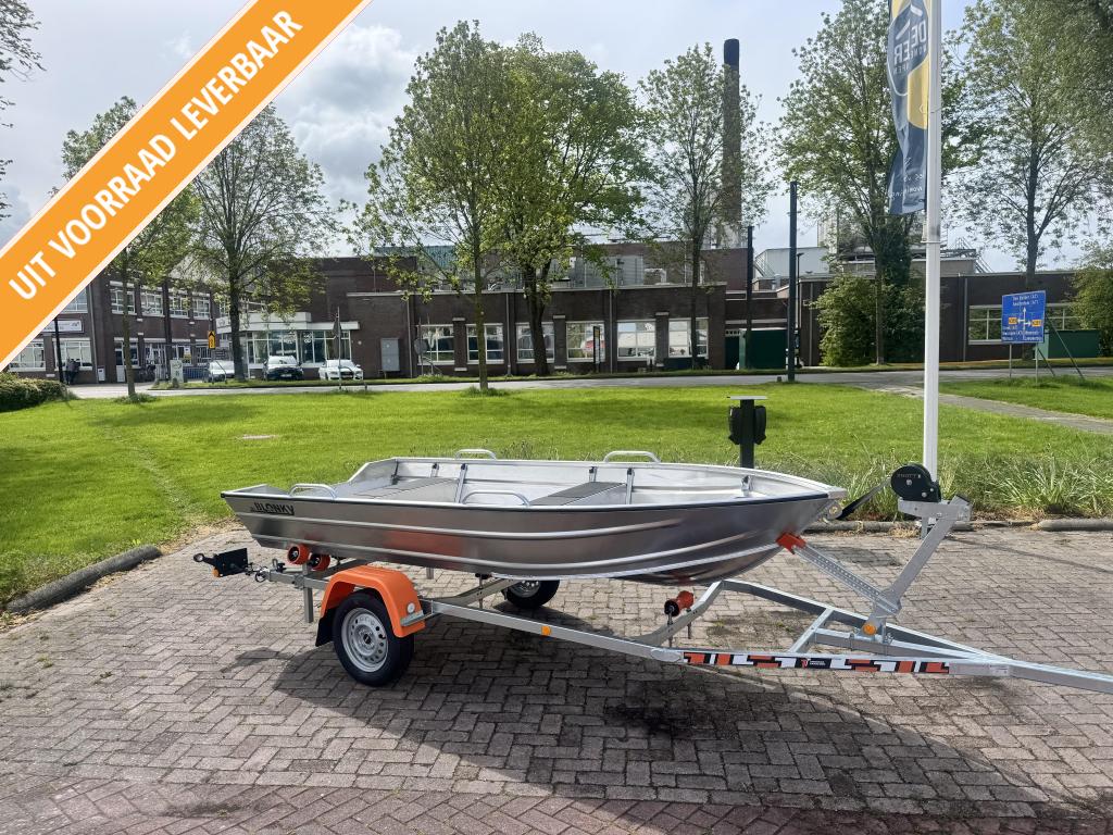 NIEUW: Blonky K380 Aluminium Boot V-Bodem €1.975,-, 10 tot 30 pk, 4 m, Info@blonkyboats.nl, Nieuw