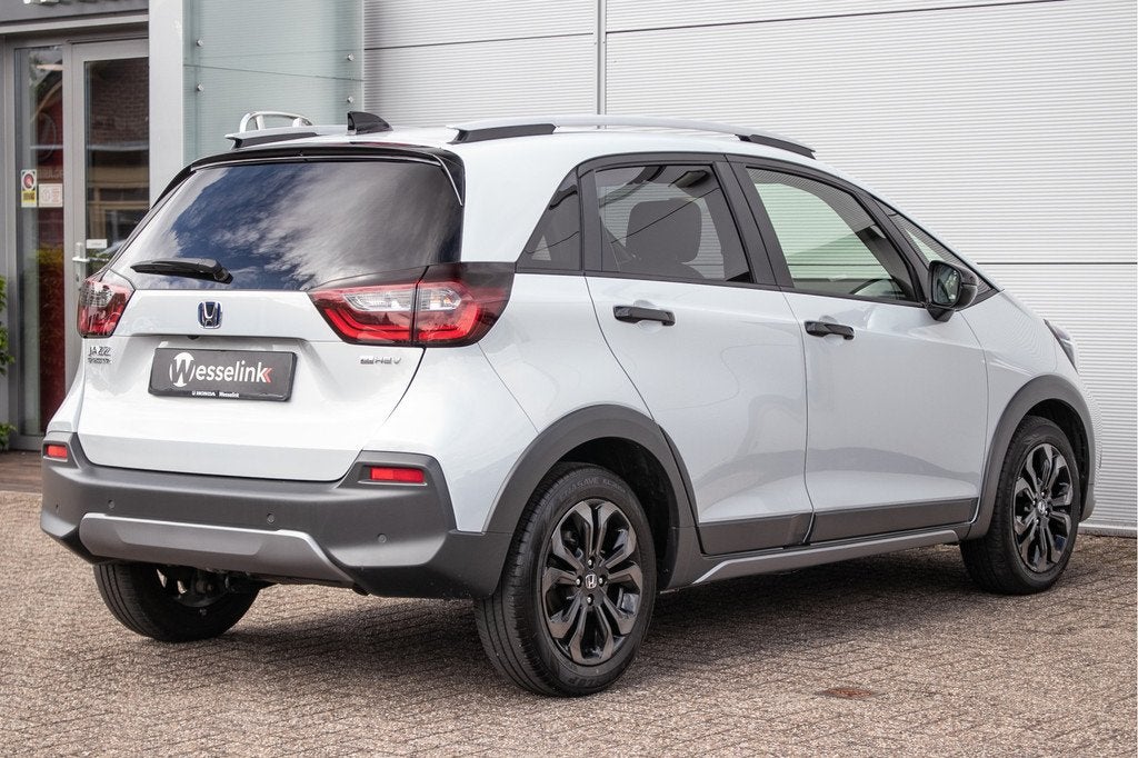 Honda Jazz 1.5 e:HEV Advance Crosstar Honda Sensing | Apple, 12 maanden, Stof, Zwart, 4 cilinders