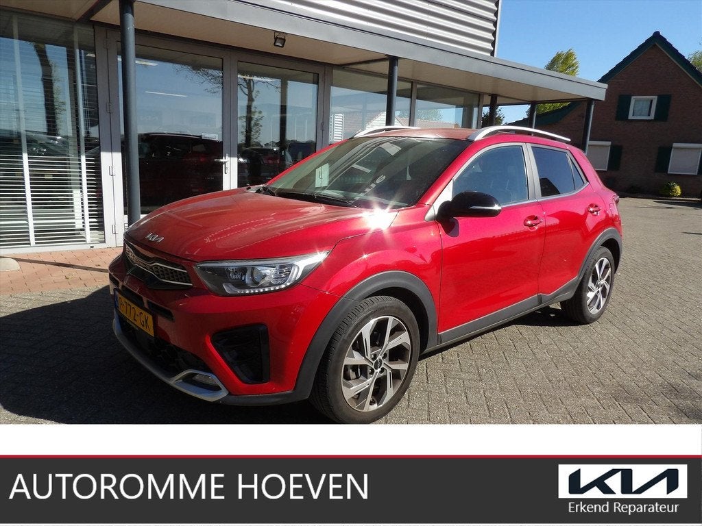 KIA Stonic 1.0 Turbo MHEV GT-Line Luxe stoel/stuur verwarmin, Auto's, Kia, Voorwielaandrijving, 450 kg, Gebruikt, Leder en Stof