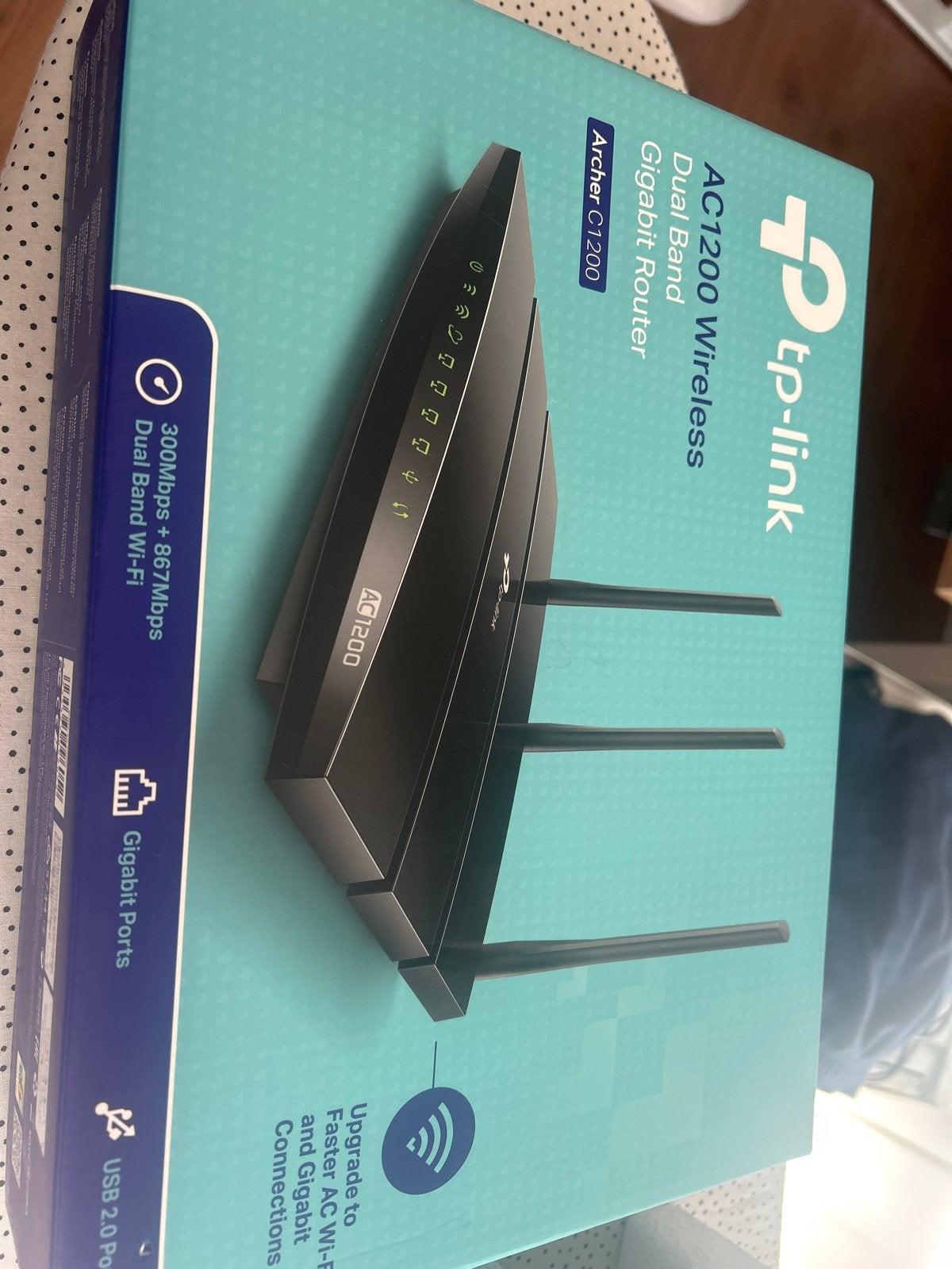 TP-Link Archer C1200 AC1200 Dual Band Gigabit Router, Ophalen of Verzenden, Zo goed als nieuw, Router