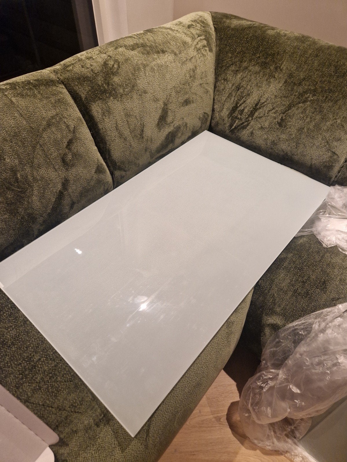 Mat glazen panelen ikea paxkast, Ophalen, Minder dan 50 cm, Rond, Nieuw