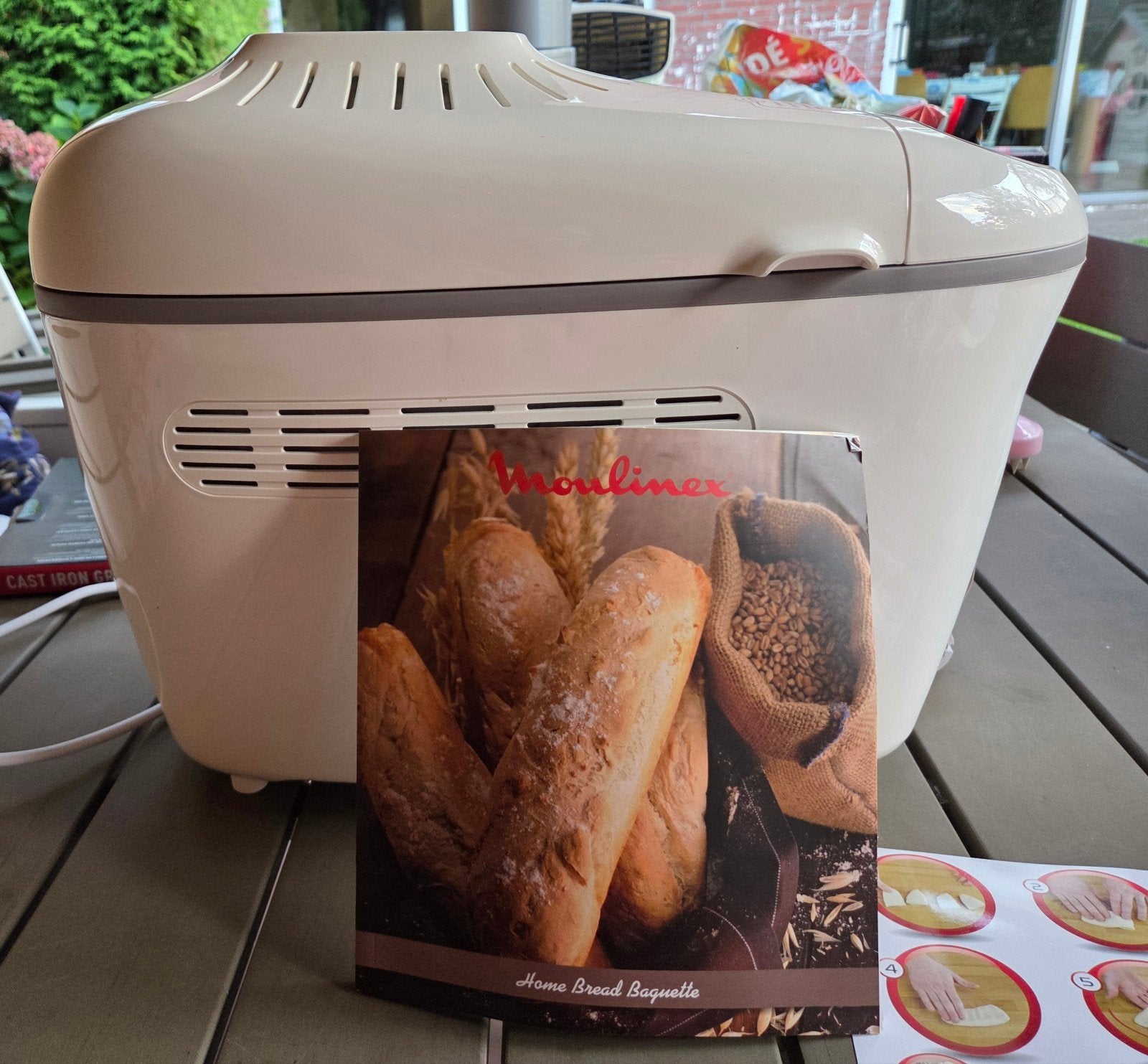 Moulinex Home Bread Baguette Broodbakmachine OW6101, Kijkvenster, Zo goed als nieuw, 1200 tot 1600 gram deeg, Ophalen