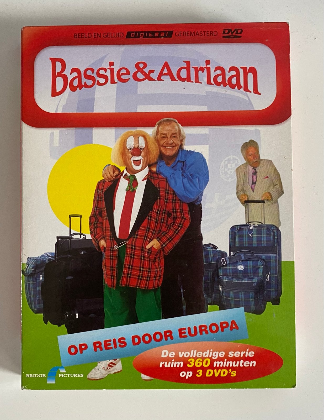 Bassie & Adriaan: Op Reis Door Europa (3 DVD's), Alle leeftijden, Tv-serie, Familie, Gebruikt