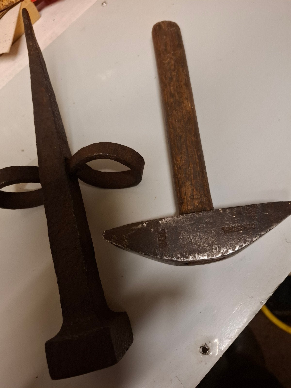 Haarspithamer, Ophalen, Kolomboormachine
