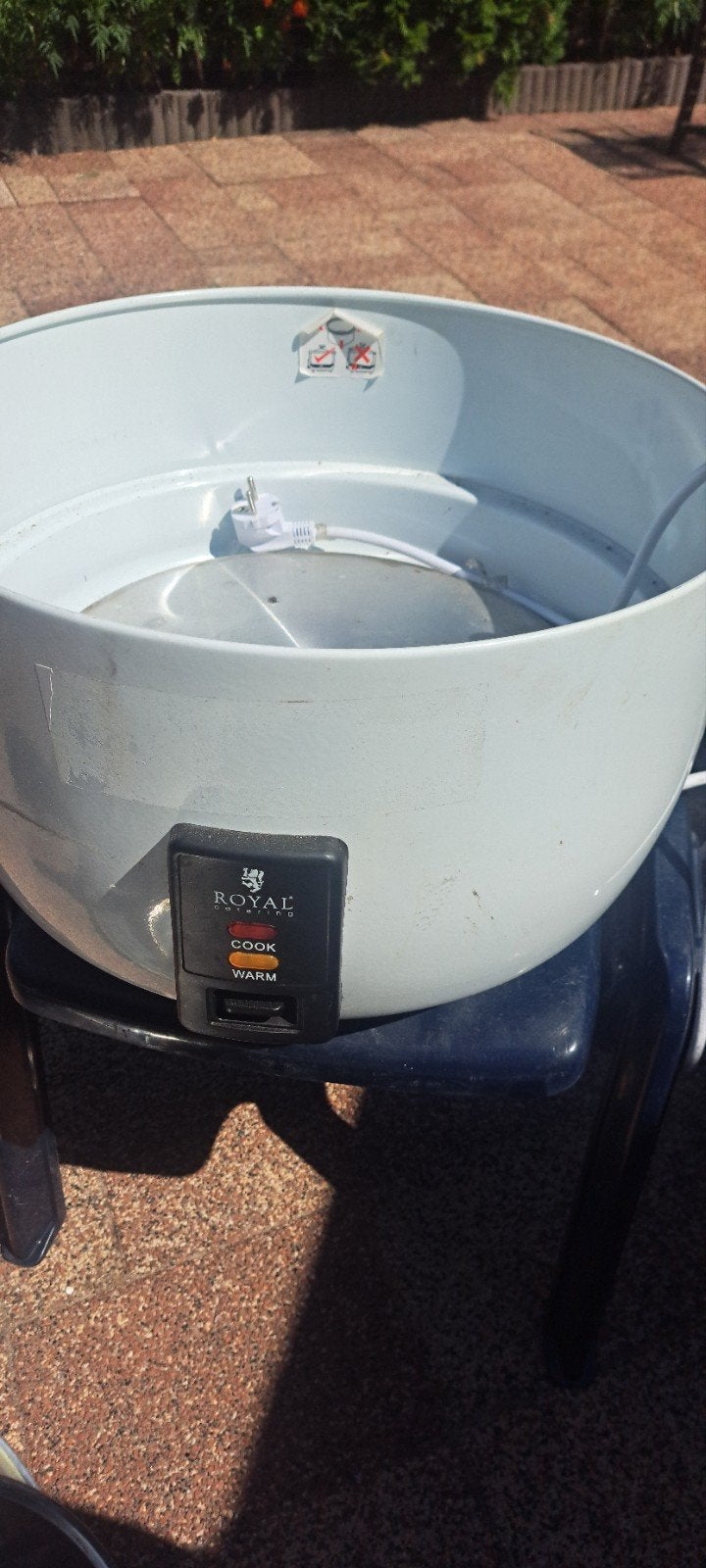 Royal 23 liter horeca rijstkoker (zonder pan), Ophalen of Verzenden, Gebruikt