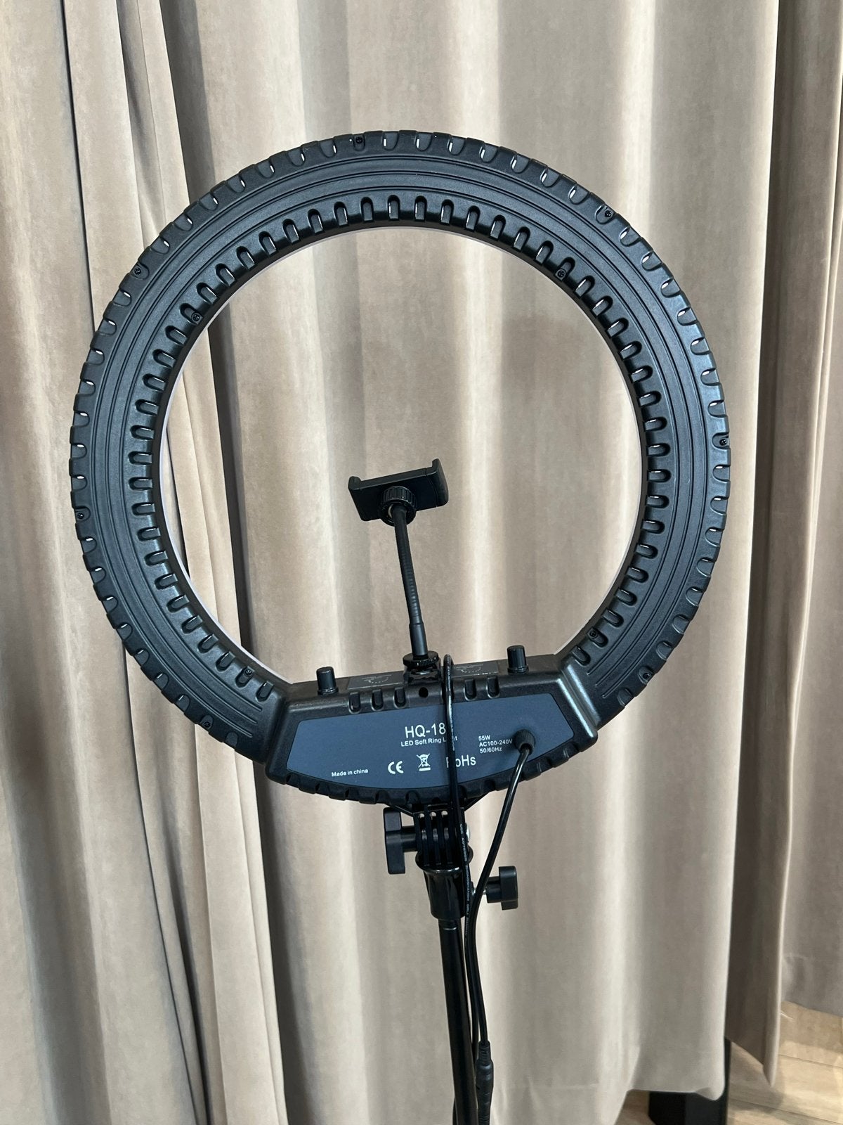LuminexPro 18" LED Ringlamp met Statief - Complete Set, Overige merken, Belichting, Ophalen of Verzenden, Nieuw