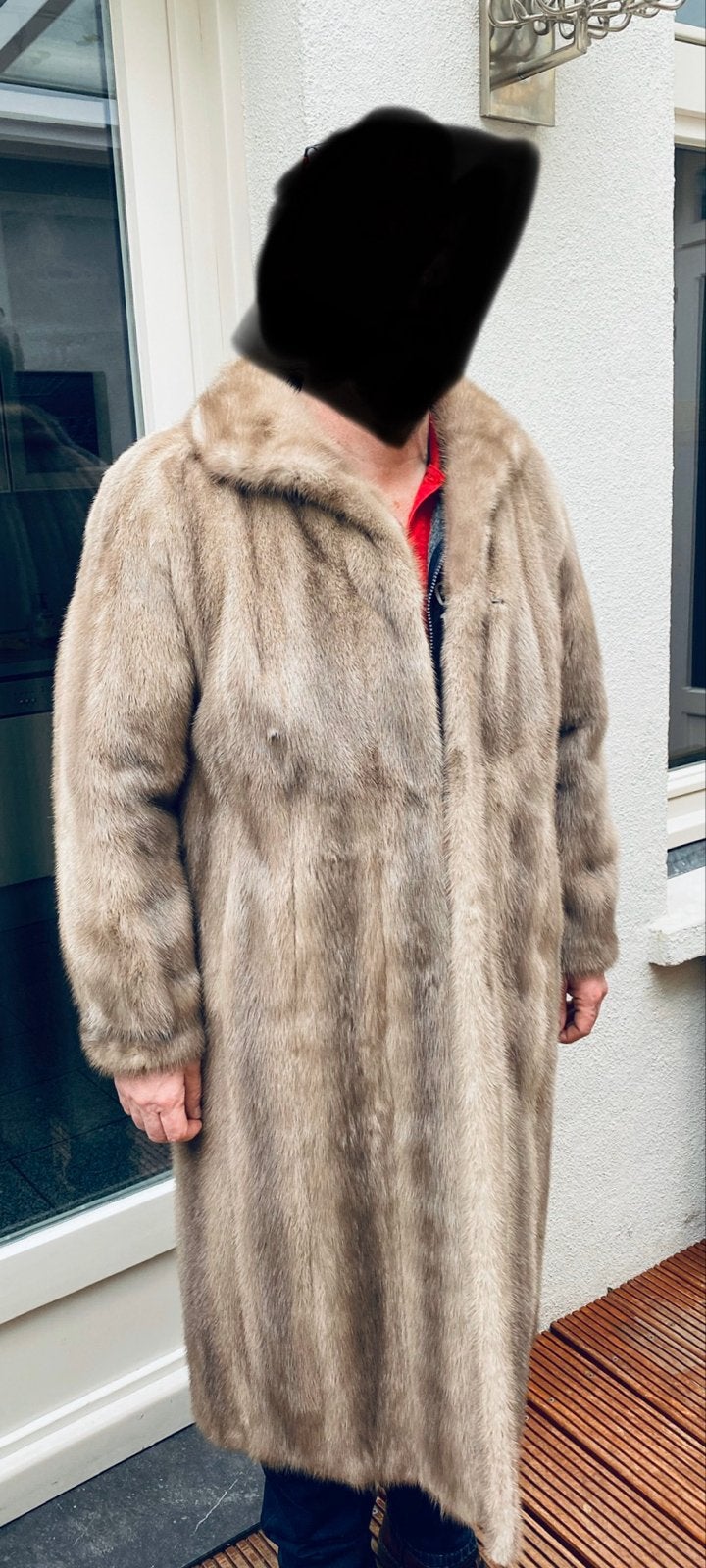 Luxe SAGA MINK Nertsen Bontjas - Zo goed als nieuw, Ophalen of Verzenden, Zo goed als nieuw, Grijs