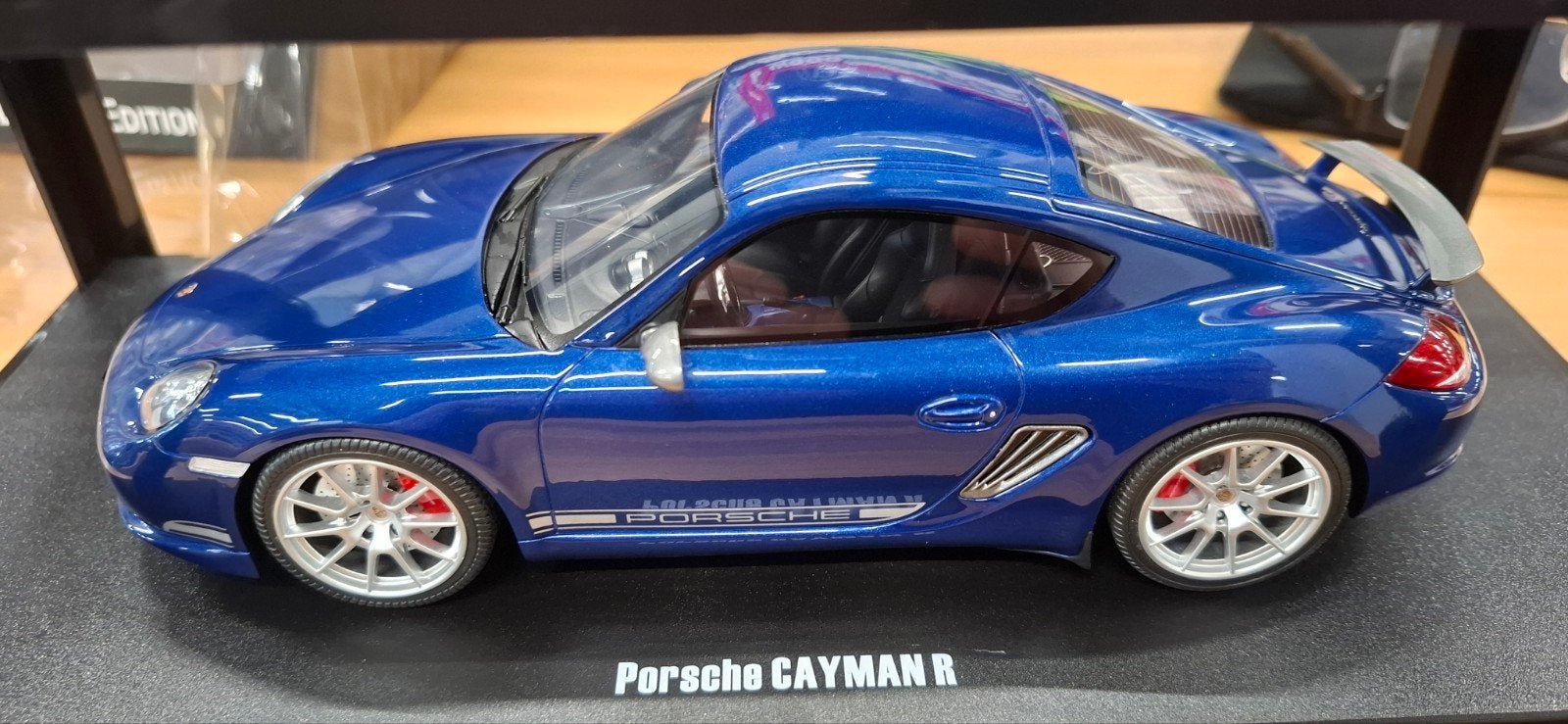 GT SPIRIT PORSCHE CAYMAN-R, Ophalen, Zo goed als nieuw, Overige merken
