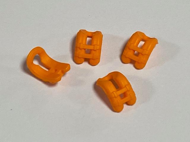 Partij Lego 4x nieuwe oranje reddingsvesten, Ophalen of Verzenden, Nieuw, Losse stenen, Lego