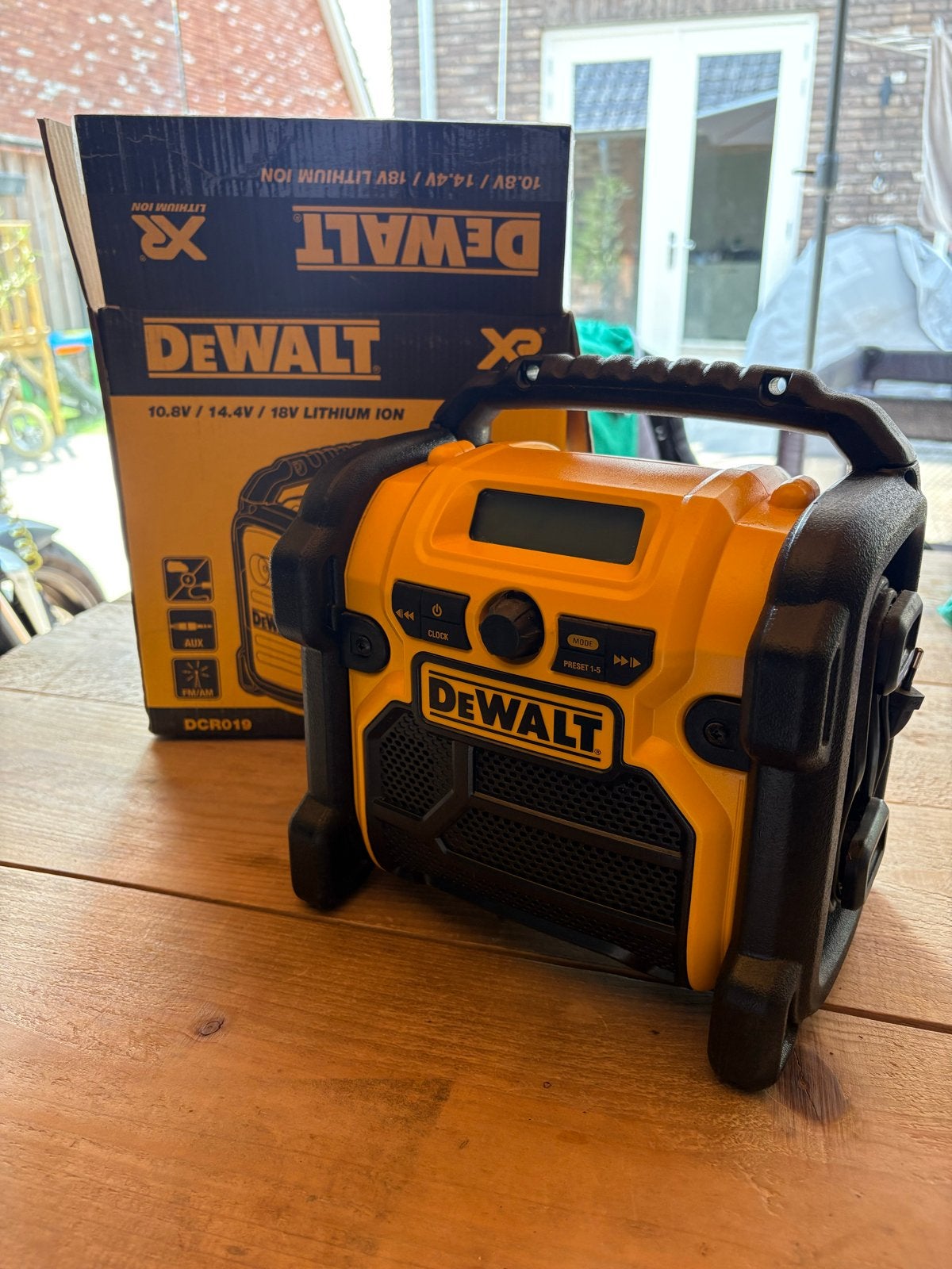 DeWalt Bouwradio DCR019 - Nieuw in doos, Ophalen of Verzenden, Nieuw, Bouwradio