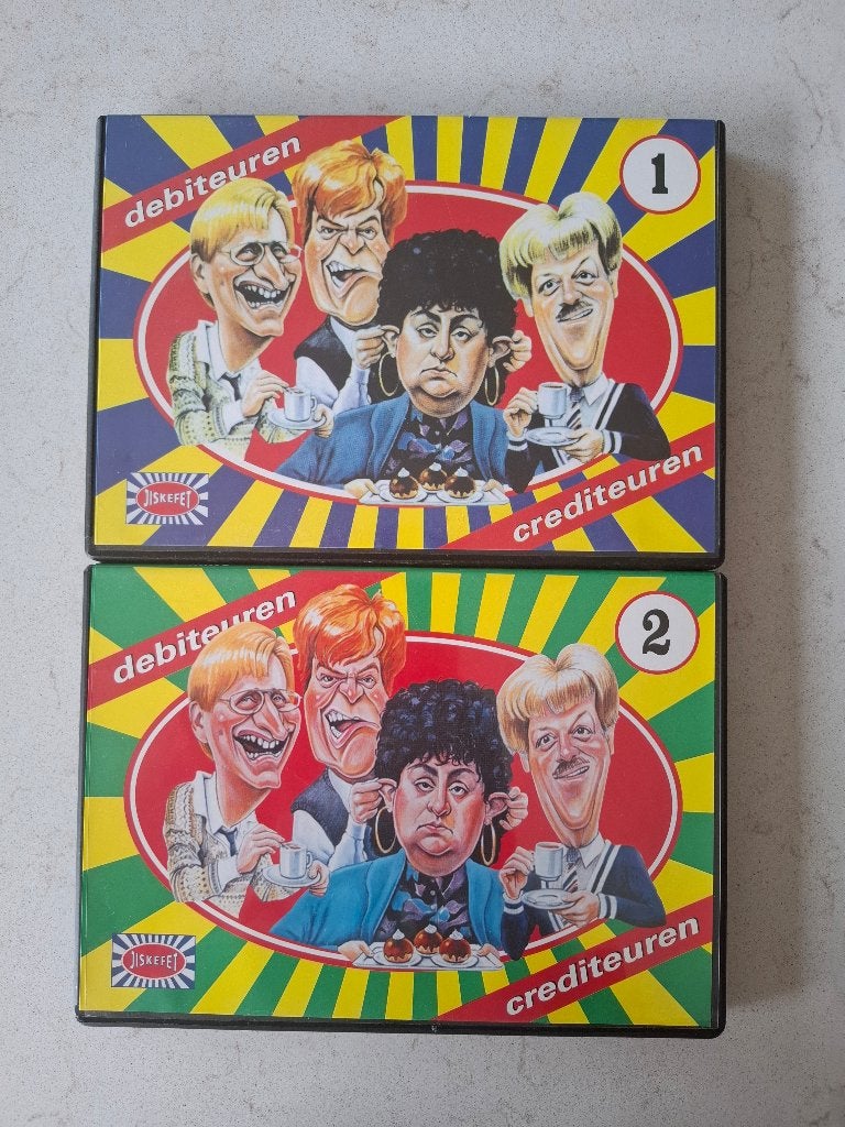 Jiskefet: Debiteuren Crediteuren DVD Box 1 & 2, Overige artiesten, Gebruikt, Alle leeftijden, Tv-programma of Sketches
