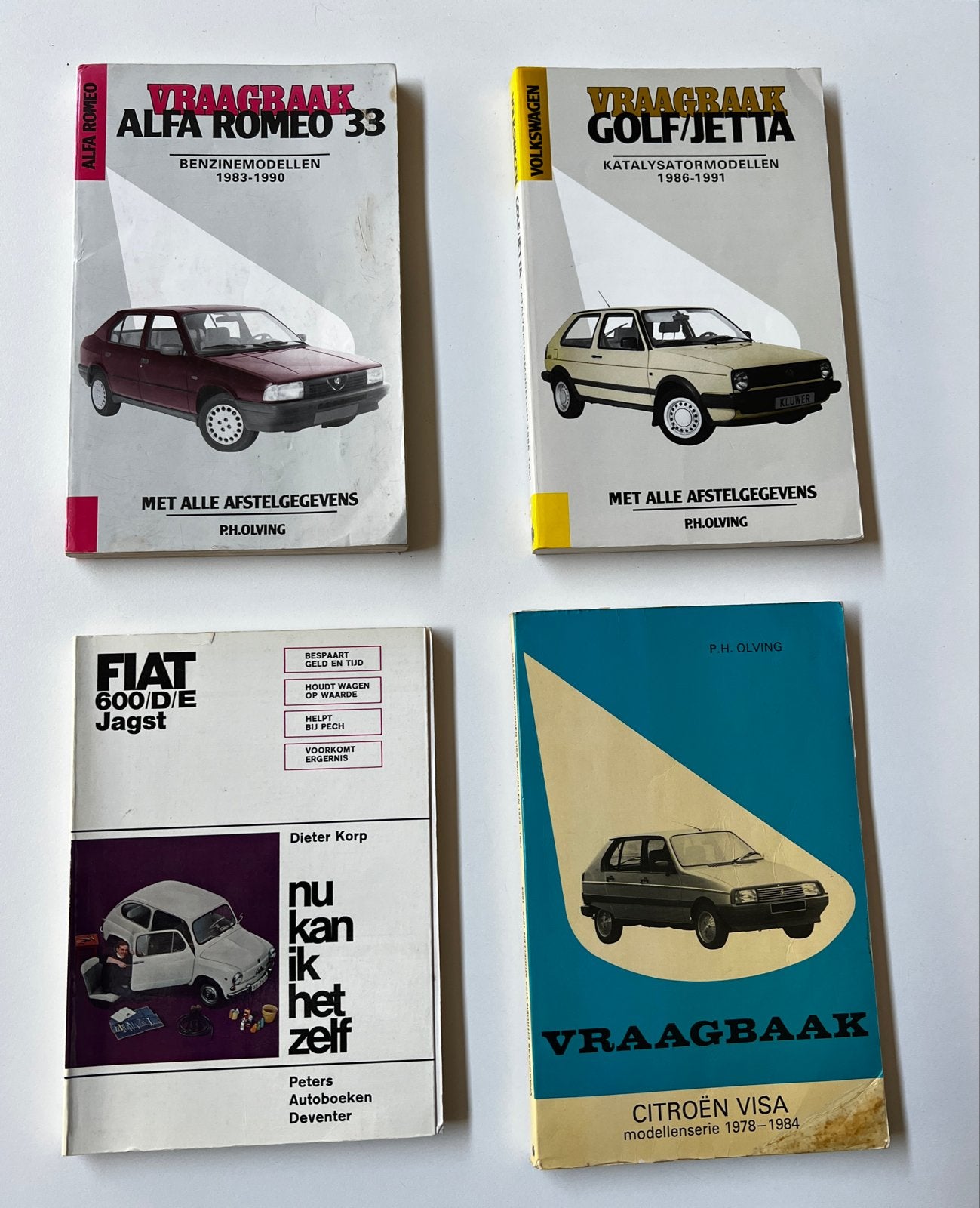 Vraagbaak Alfa Romeo 33, VW Golf, Fiat, Citroën Visa, Ophalen of Verzenden, Gelezen, Alfa Romeo