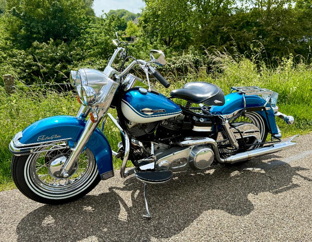 Harley Davidson Electra Glide FLH - 1970, 2 cilinders, Motorrijbewijs A, Toermotor, 1200 cc